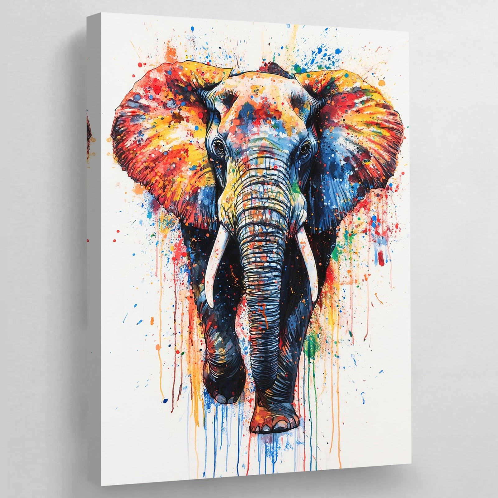 Tableau Graffiti Éléphant - The Art Avenue