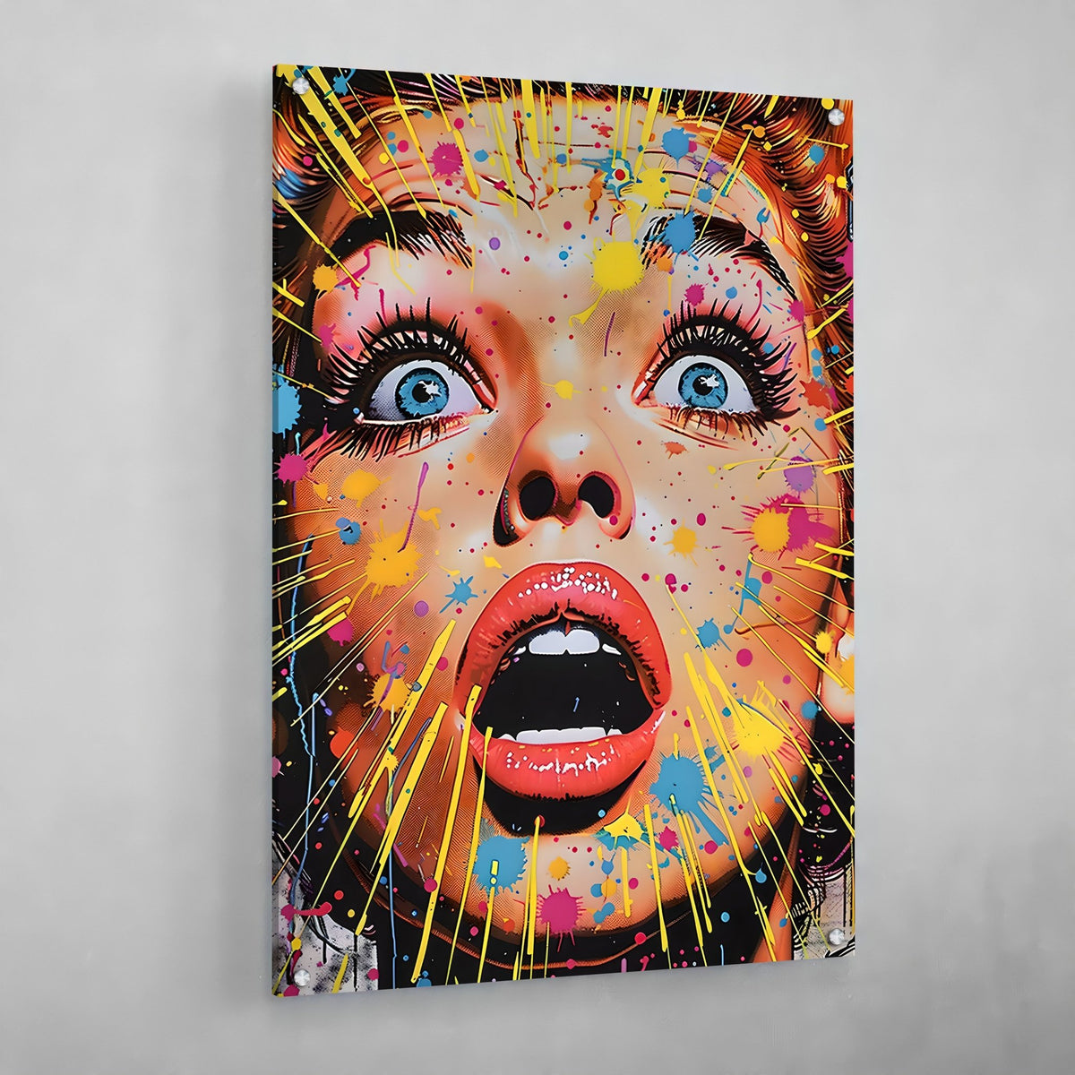 Tableau Graffiti Visage Femme - The Art Avenue