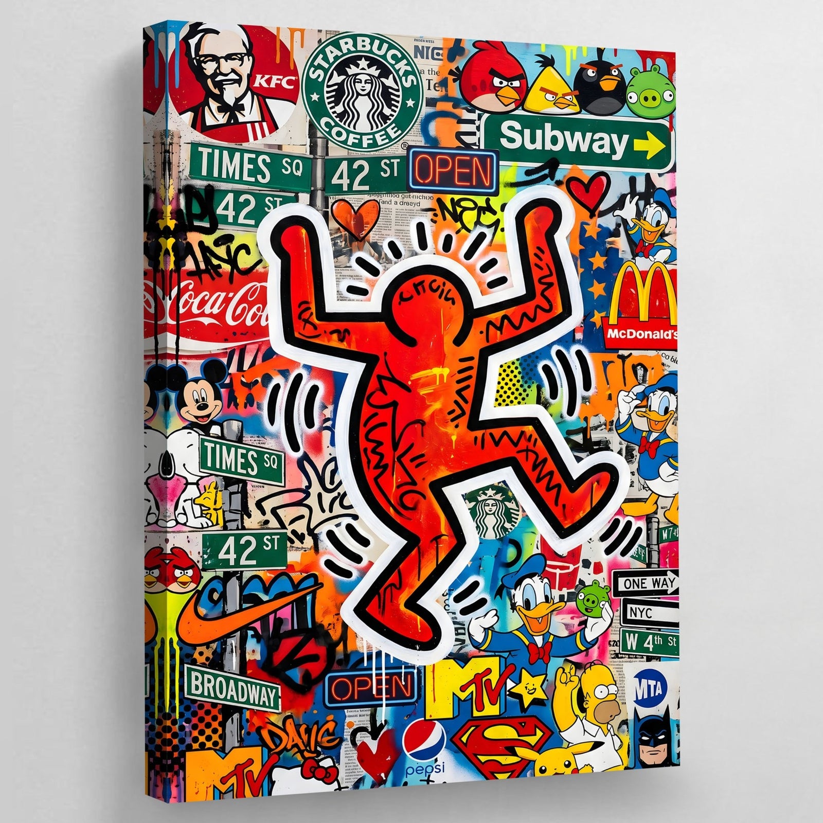 Tableau Haring Pop Art - The Art Avenue