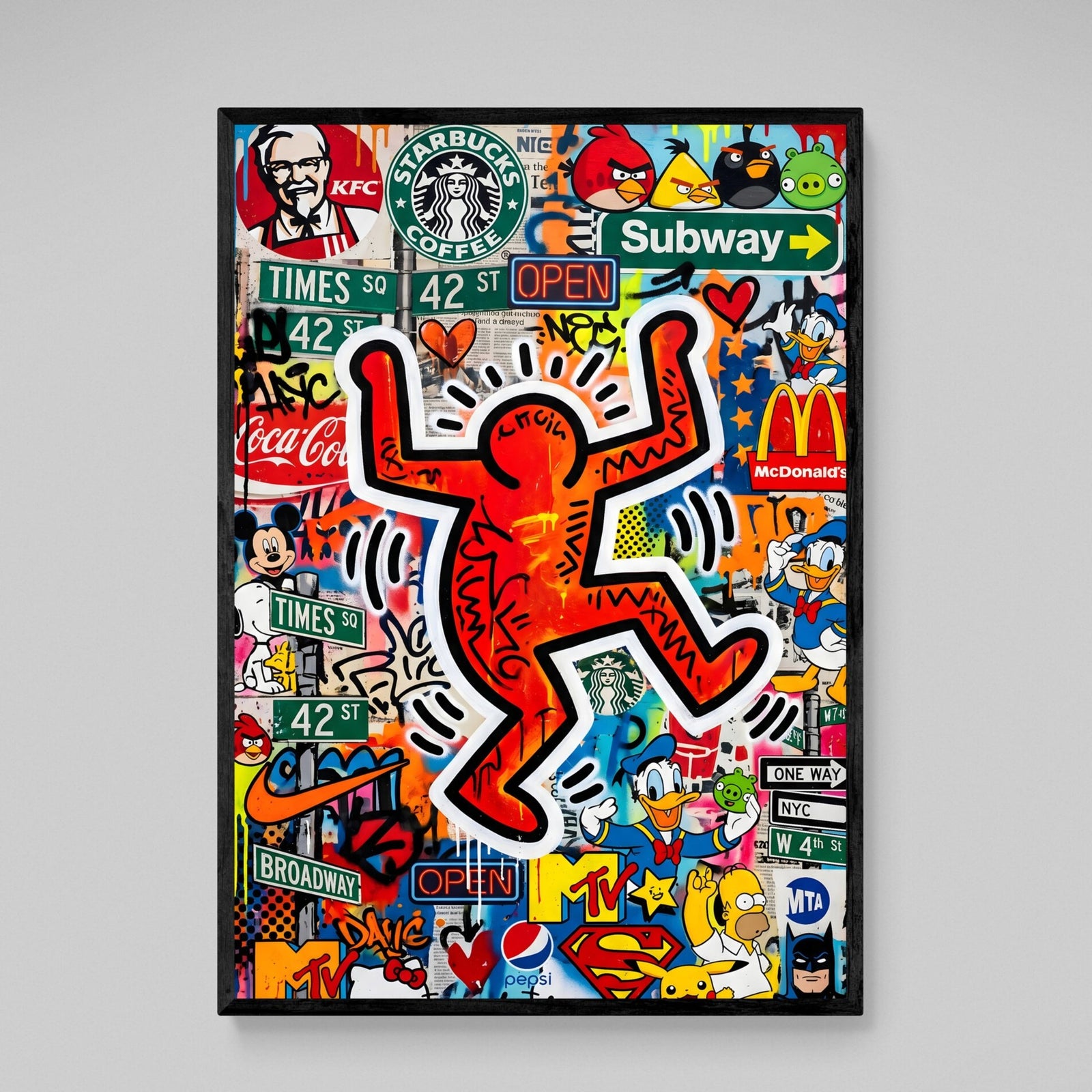 Tableau Haring Pop Art - The Art Avenue