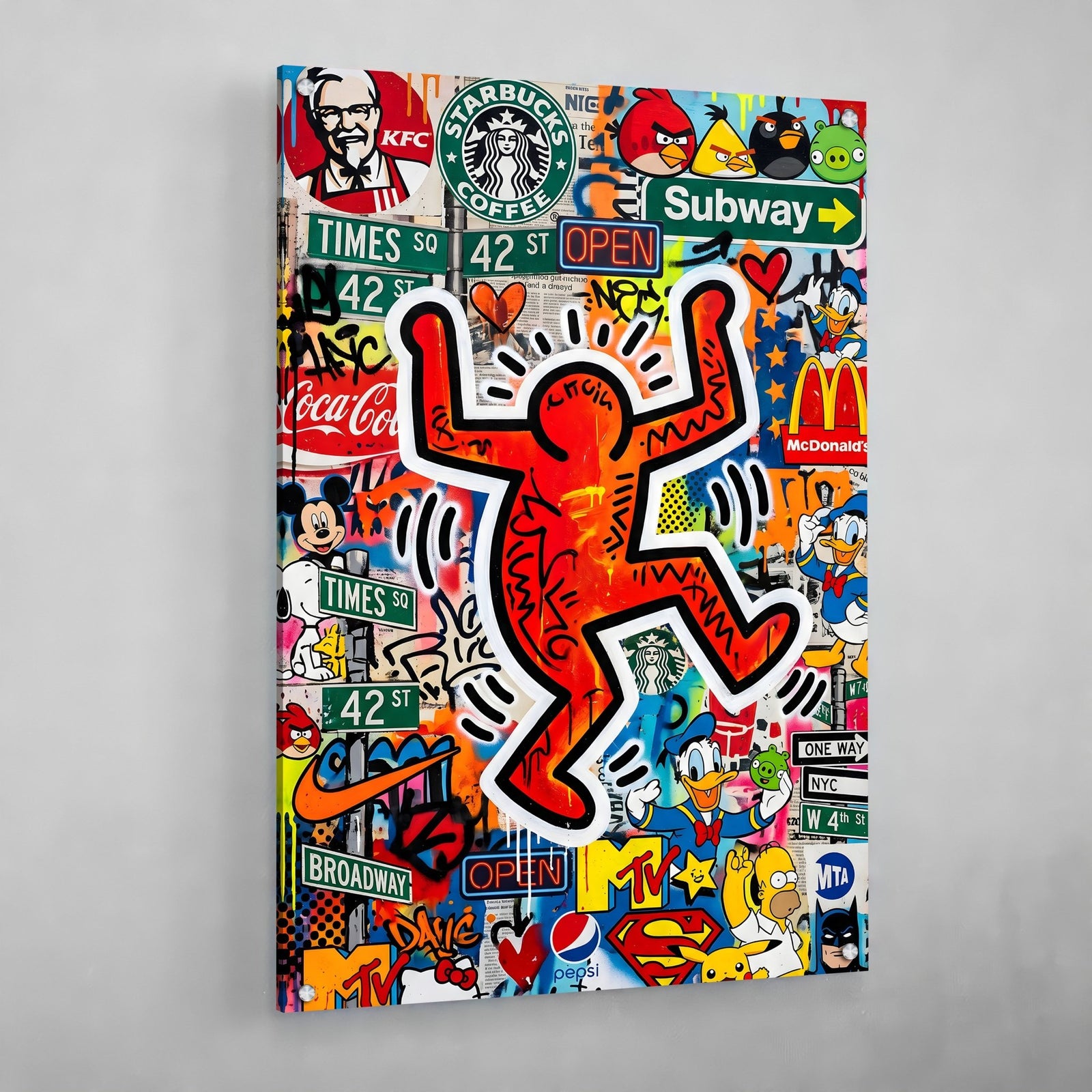 Tableau Haring Pop Art - The Art Avenue