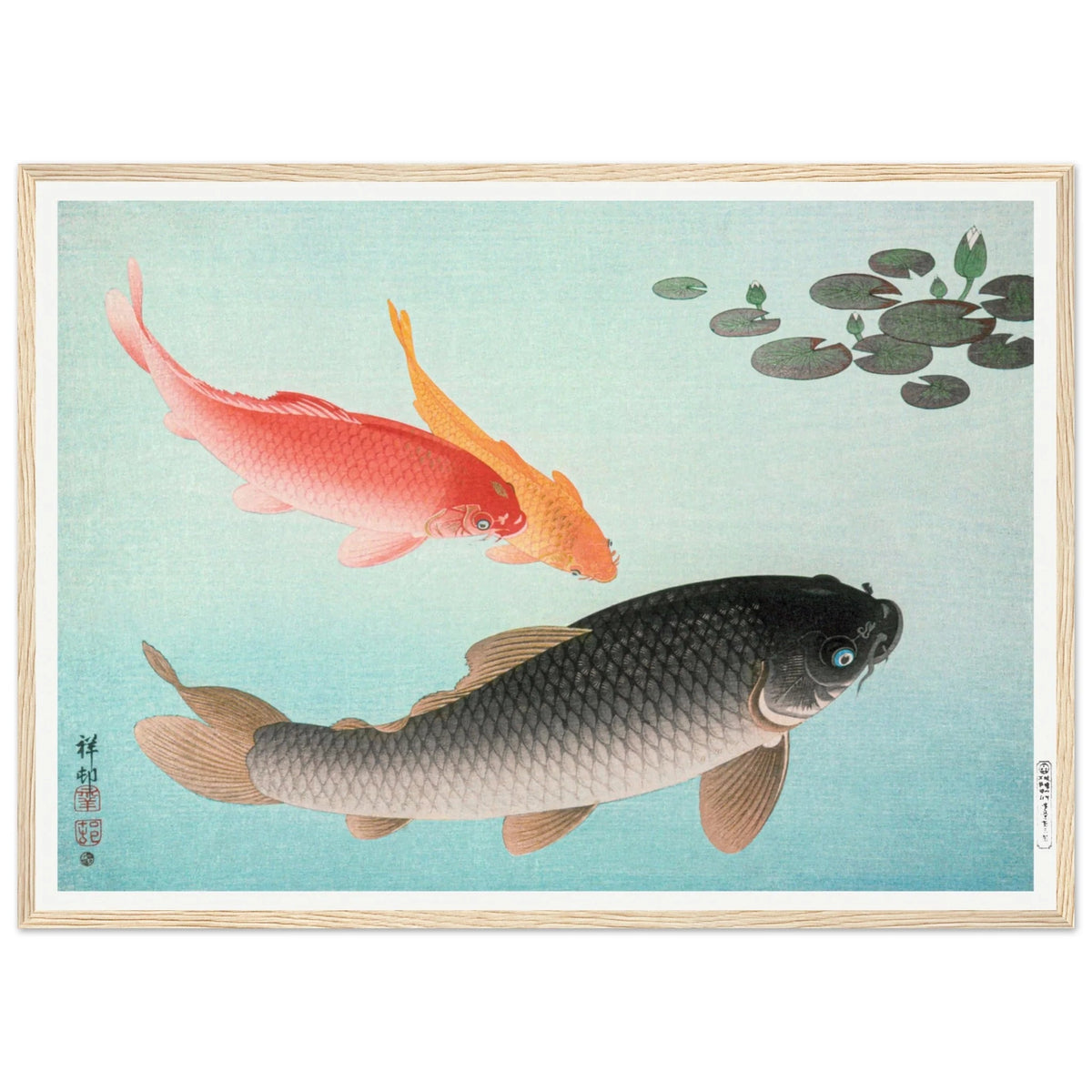 Tableau Japonais Carpes KoĂŻ - The Art Avenue