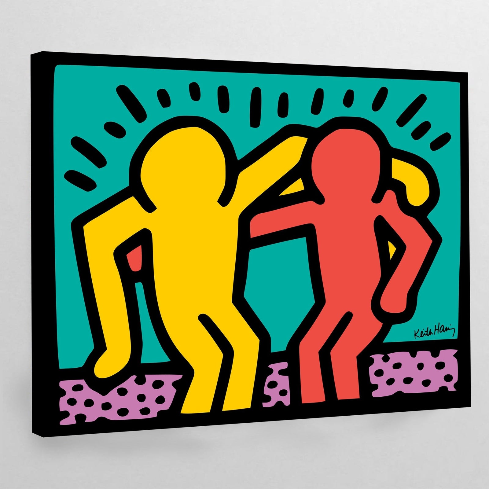 Tableau Keith Haring Best Buddies - The Art Avenue