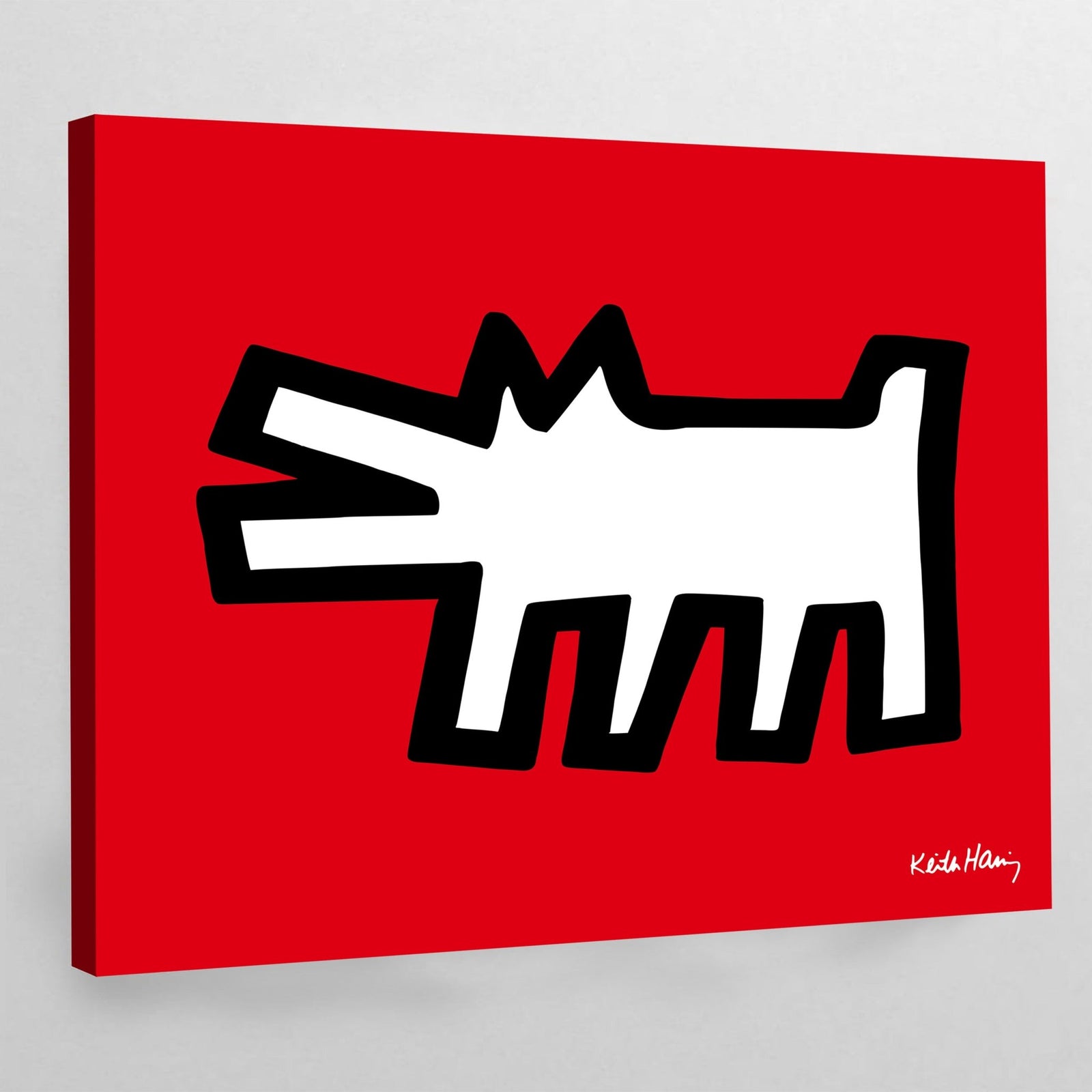Tableau Keith Haring Dog - The Art Avenue