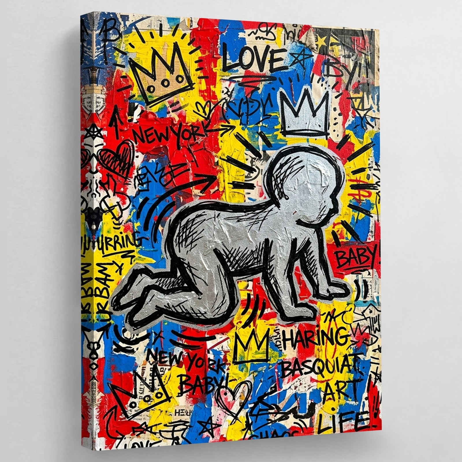 Tableau Keith Haring Graffiti Moderne - The Art Avenue