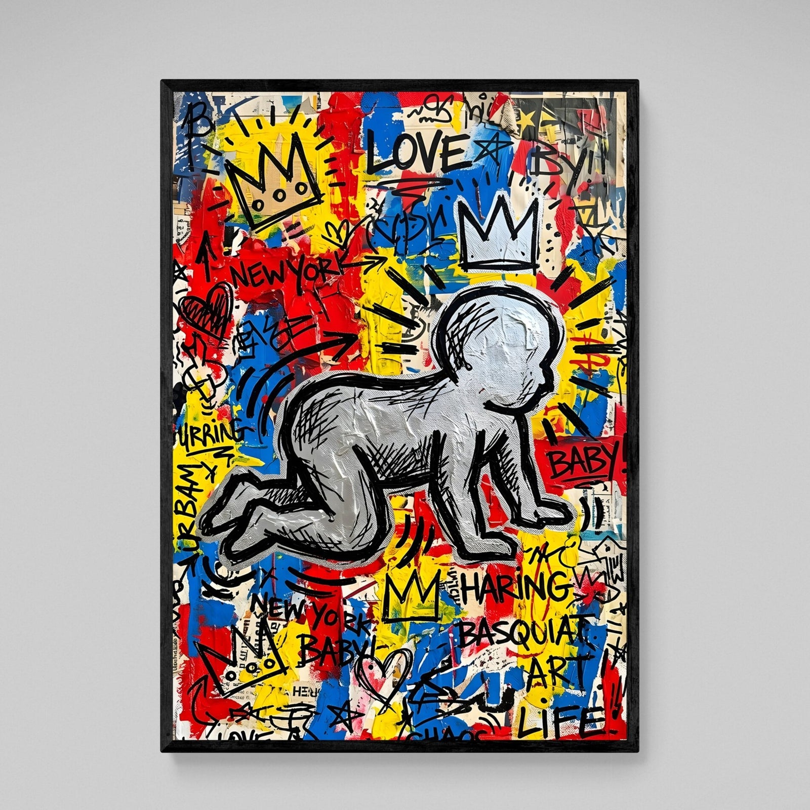 Tableau Keith Haring Graffiti Moderne - The Art Avenue