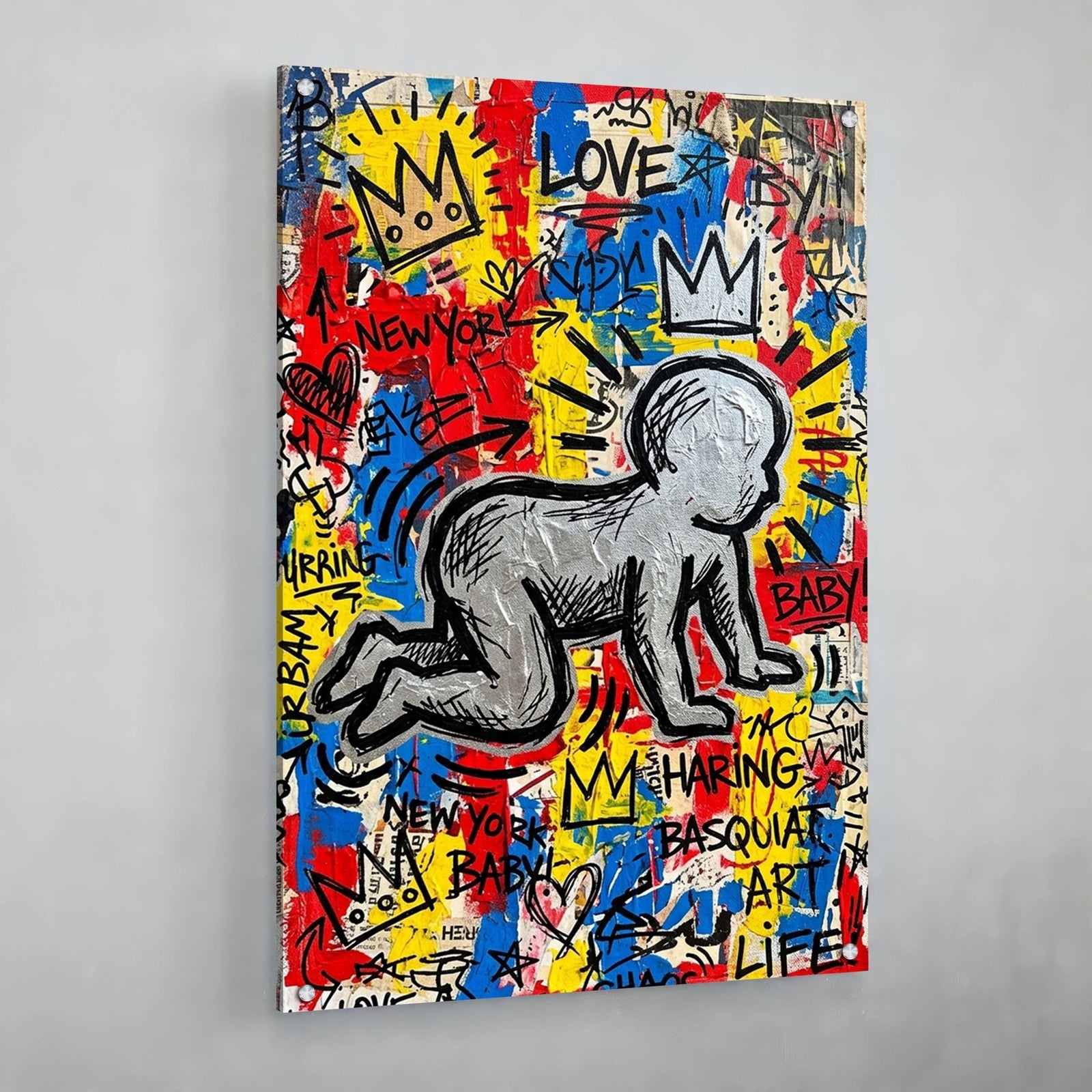 Tableau Keith Haring Graffiti Moderne - The Art Avenue