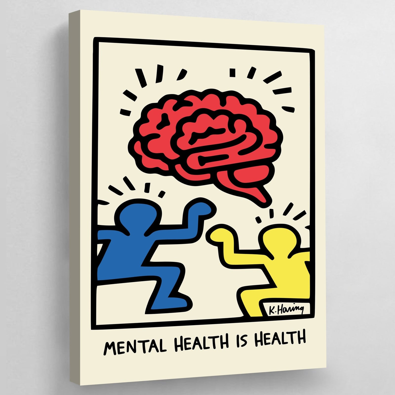 Tableau Keith Haring Mental Health - The Art Avenue