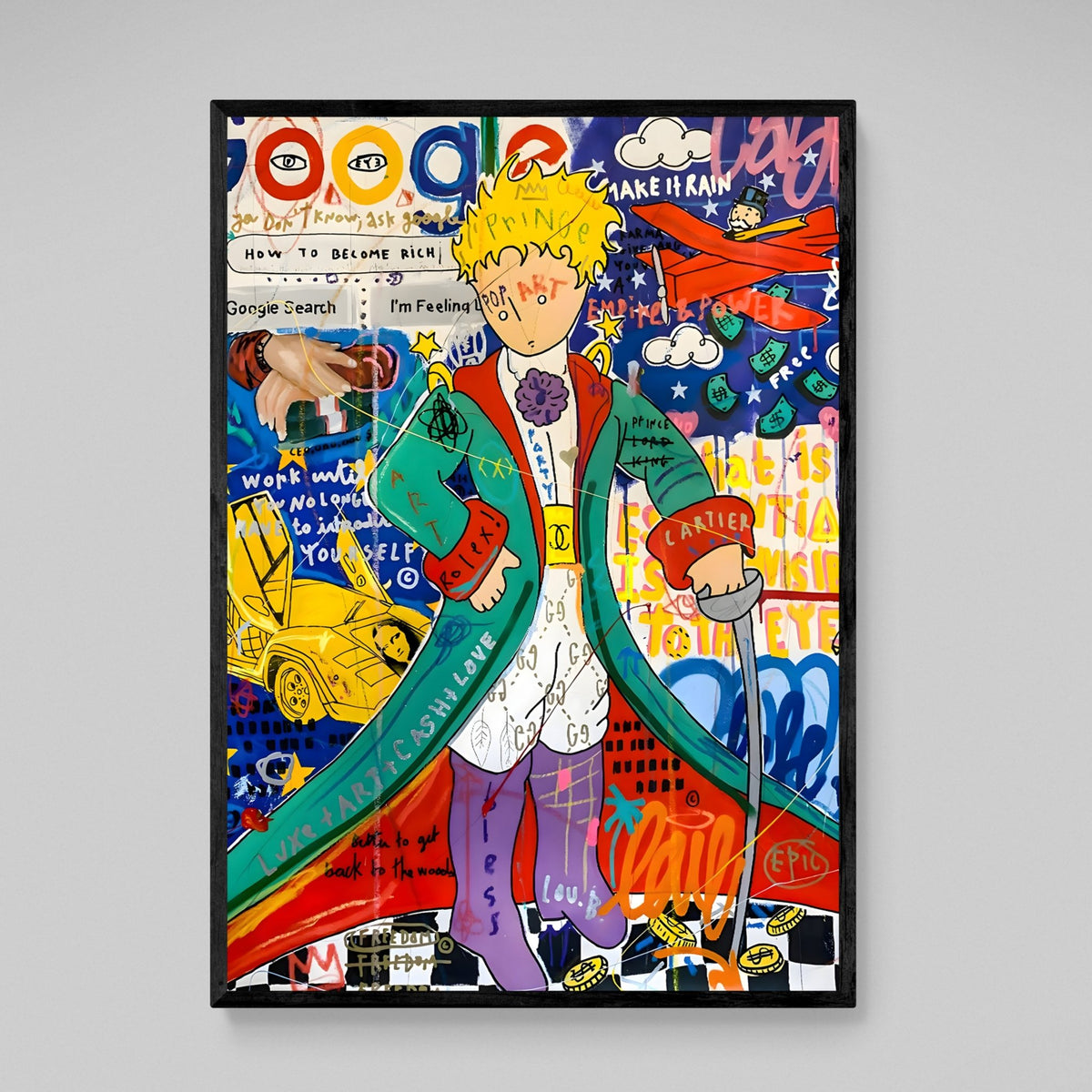 Tableau Le Petit Prince Coloré - The Art Avenue