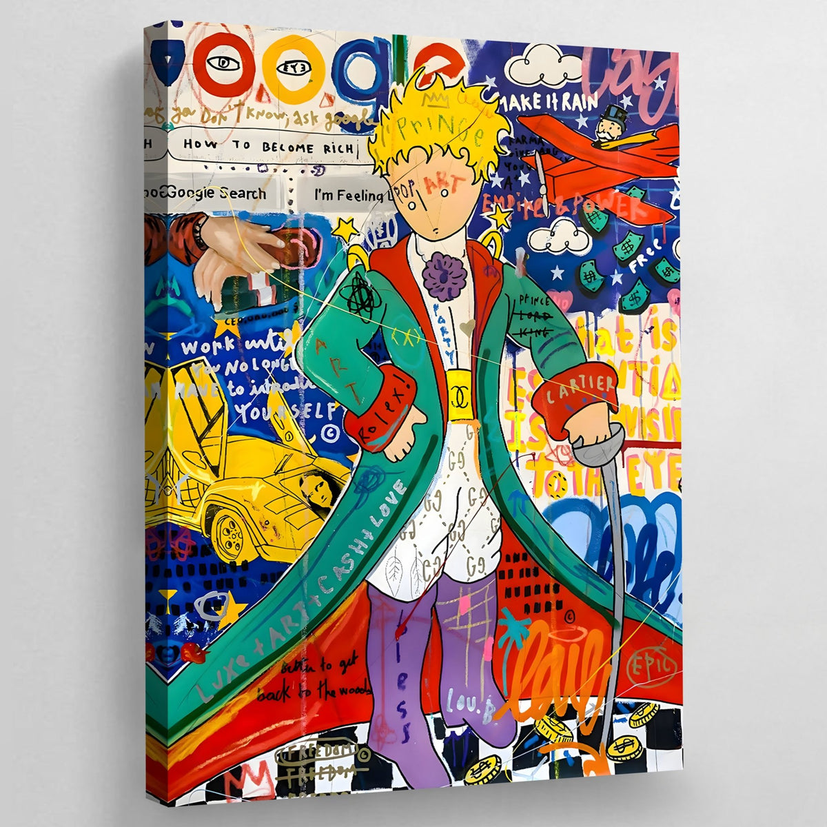 Tableau Le Petit Prince Coloré - The Art Avenue
