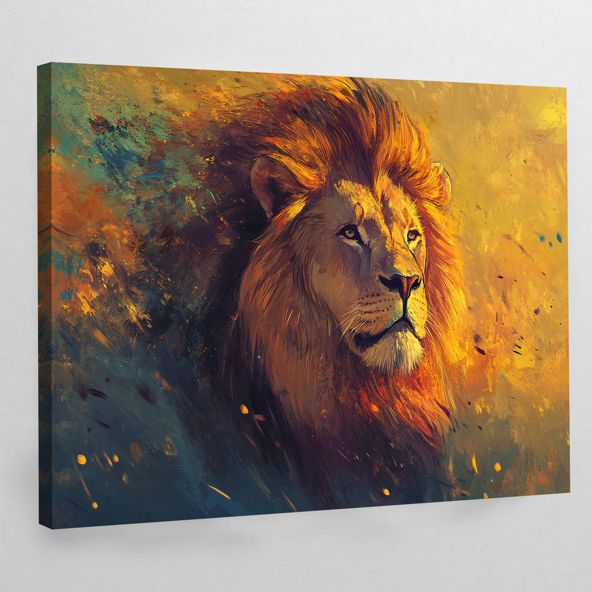 Tableau Lion Majestueux - The Art Avenue