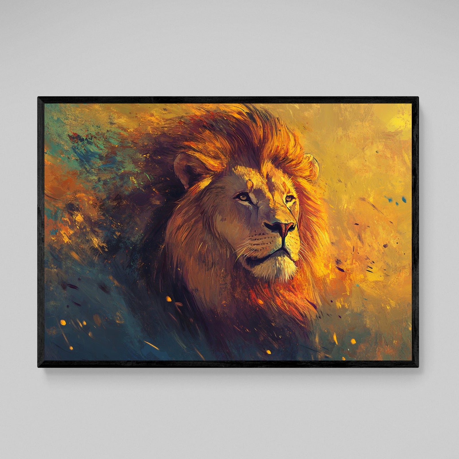 Tableau Lion Majestueux - The Art Avenue