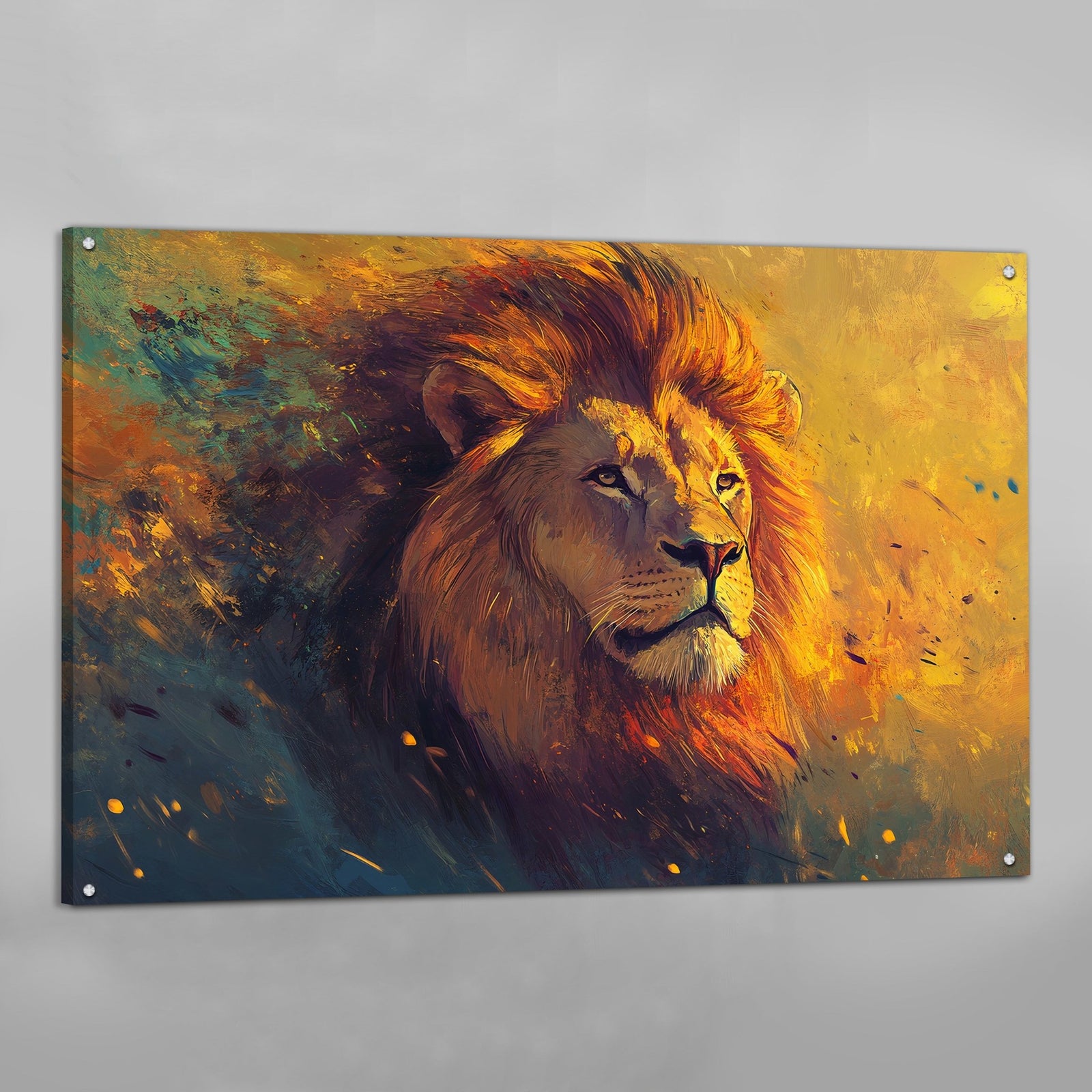 Tableau Lion Majestueux - The Art Avenue