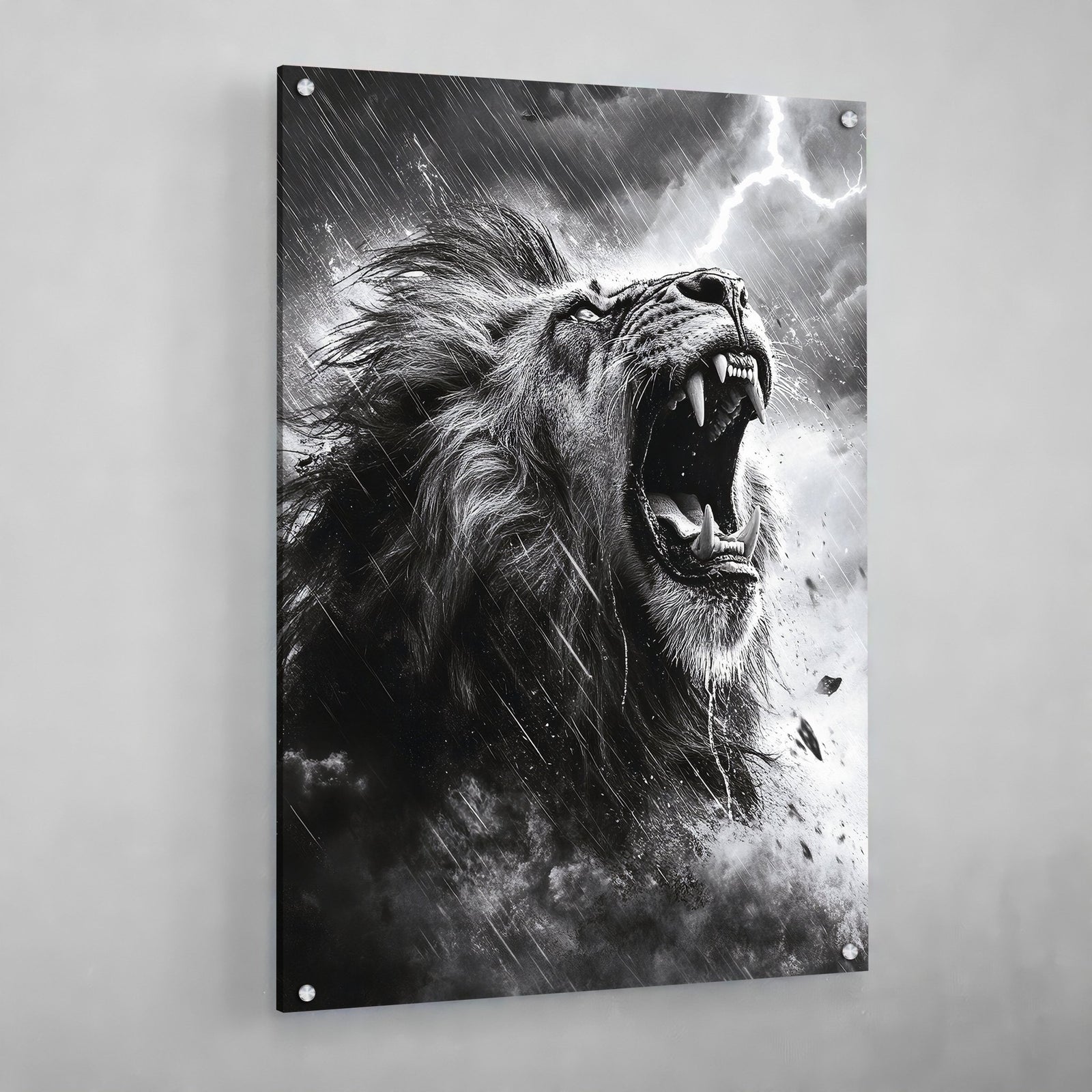 Tableau Lion Rugissant - The Art Avenue