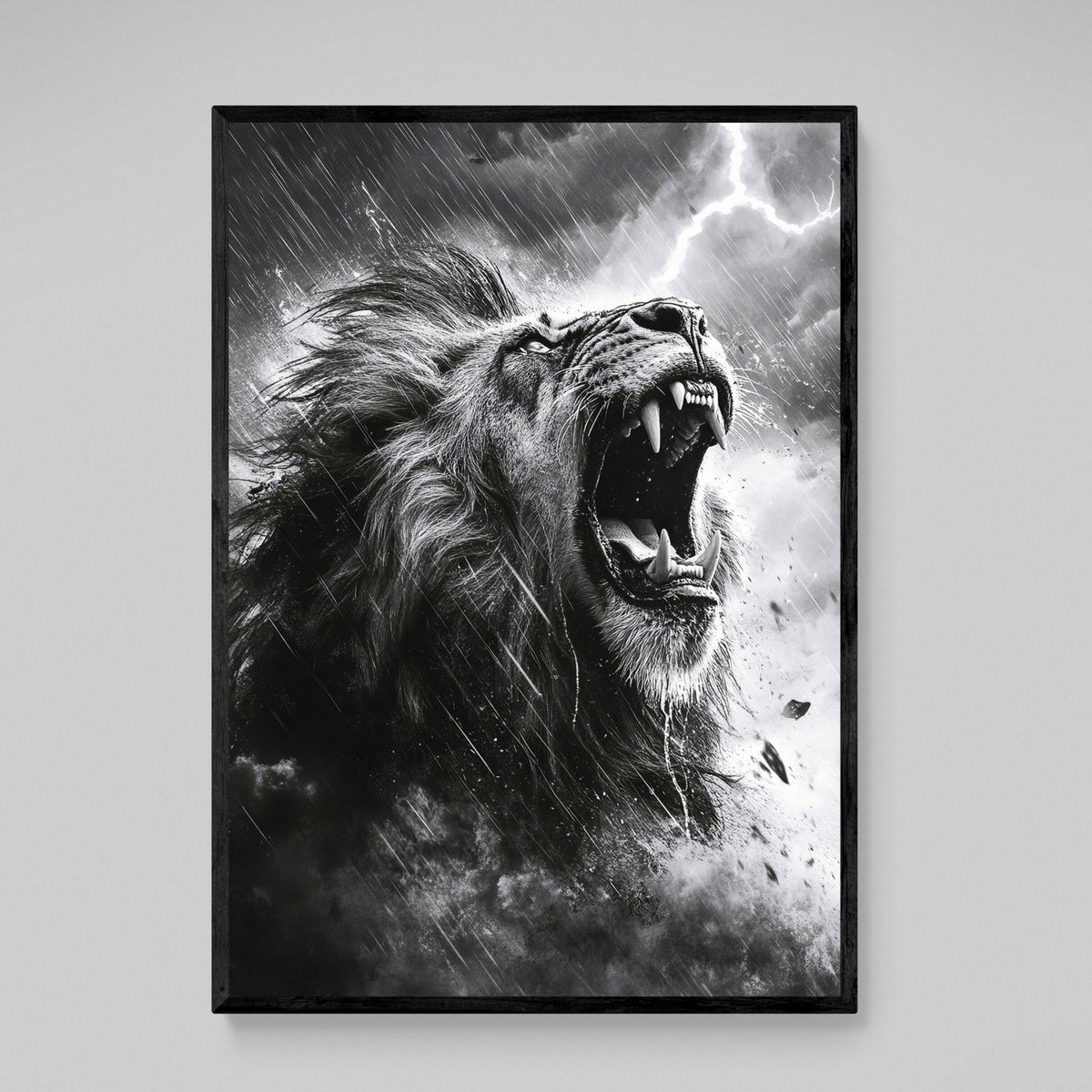 Tableau Lion Rugissant - The Art Avenue