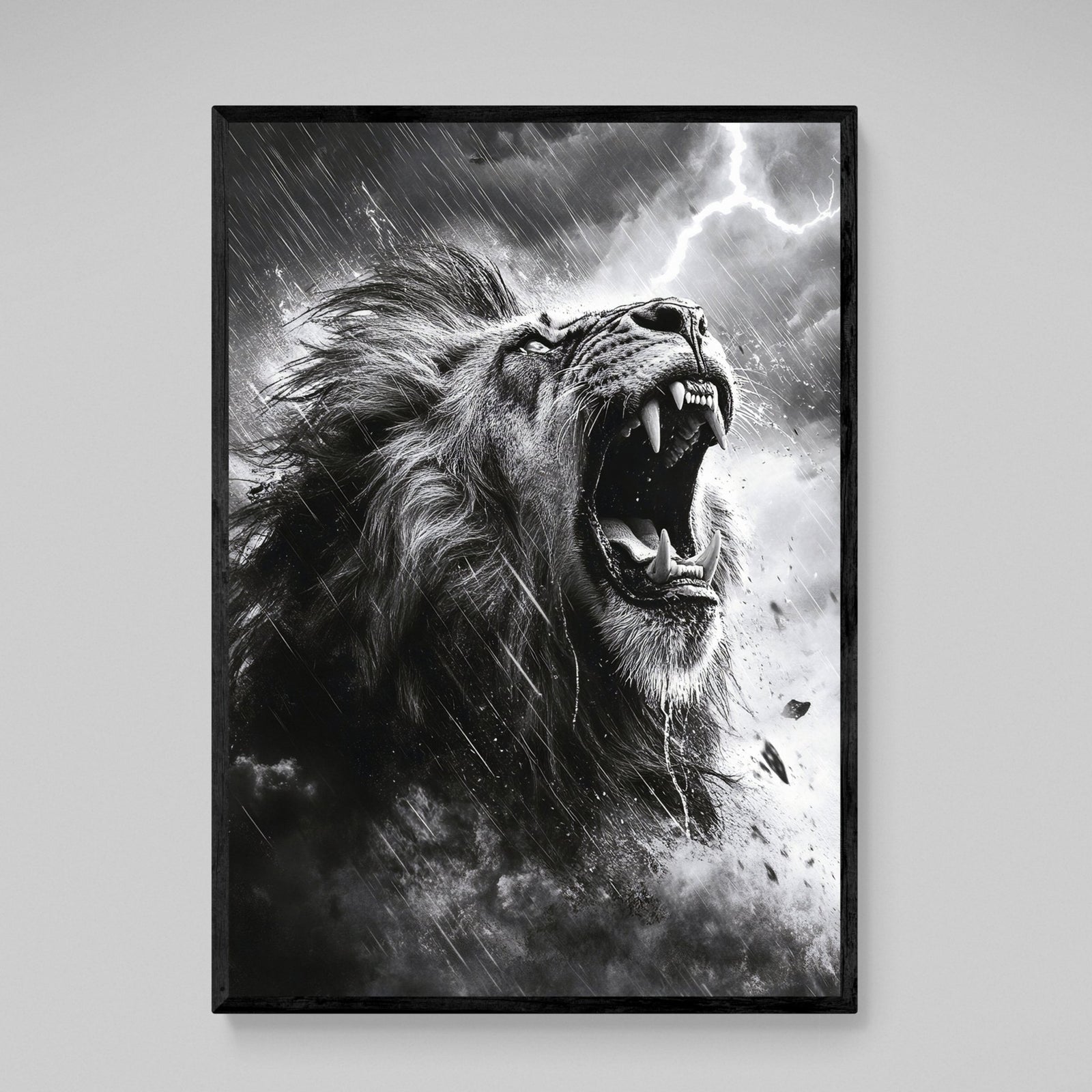 Tableau Lion Rugissant - The Art Avenue