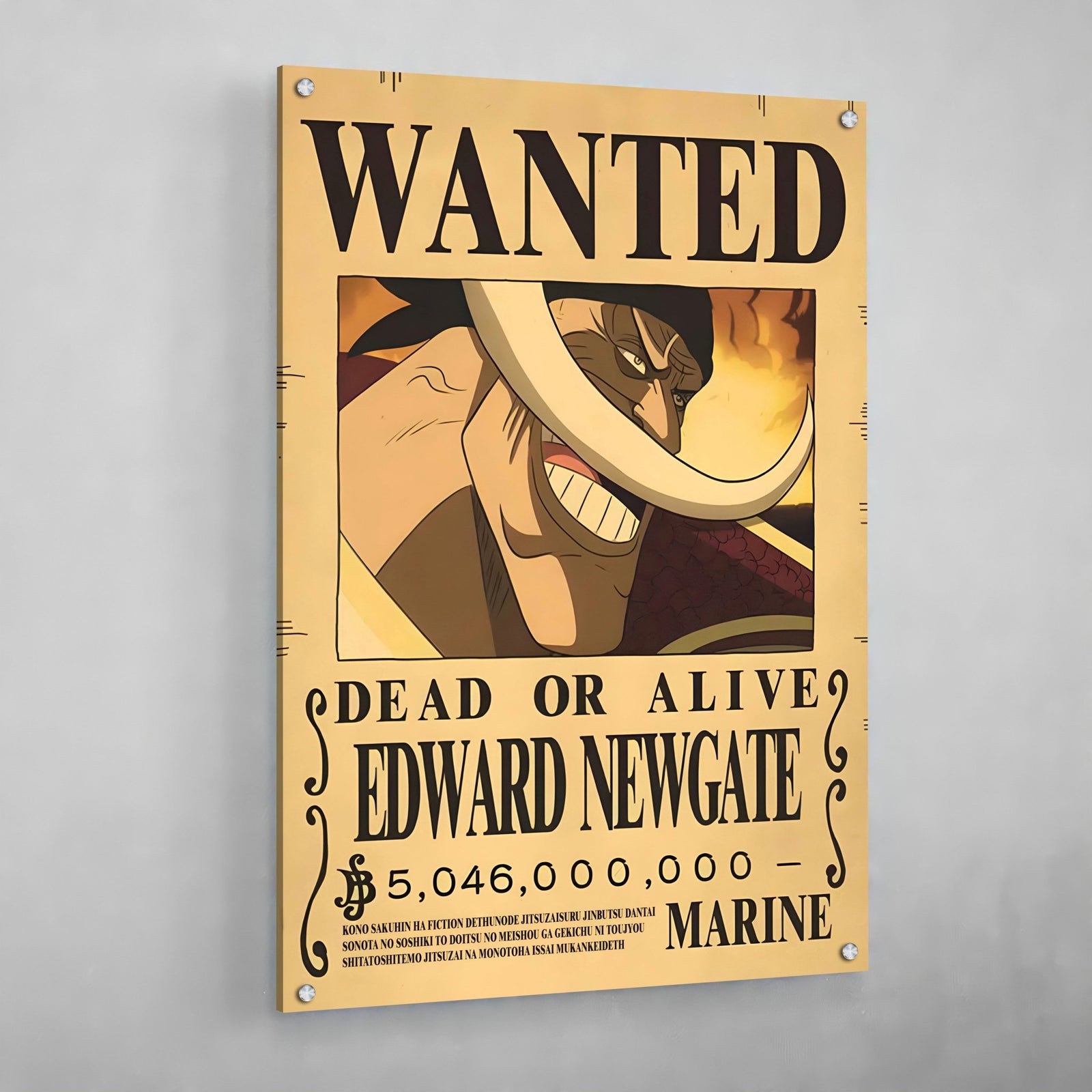 Tableau Manga Wanted Empereur des Mers - The Art Avenue