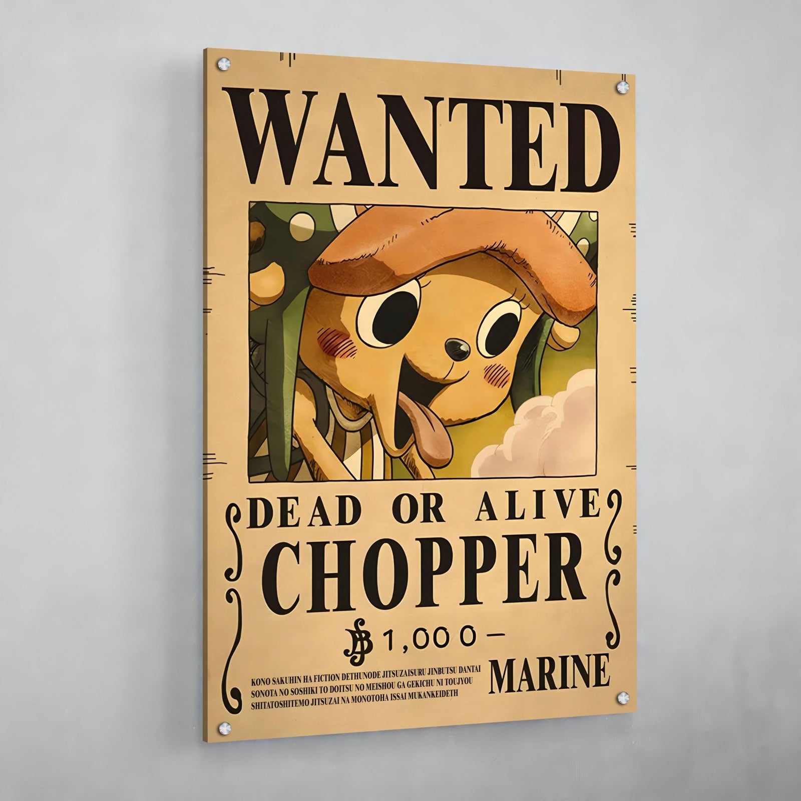 Tableau Manga Wanted Petit Renne Pirate - The Art Avenue