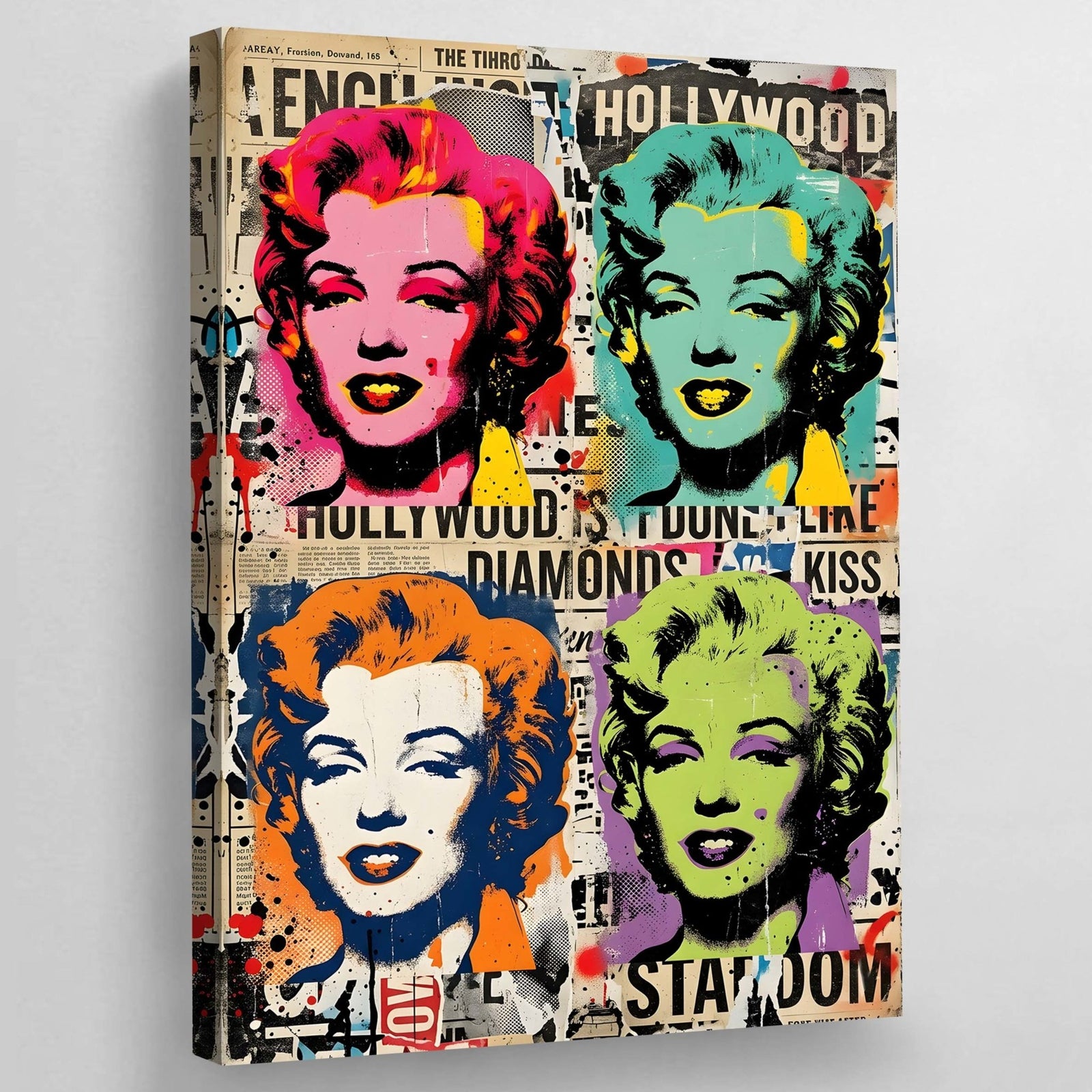 Tableau Marilyn Monroe Pop Art Vintage - The Art Avenue