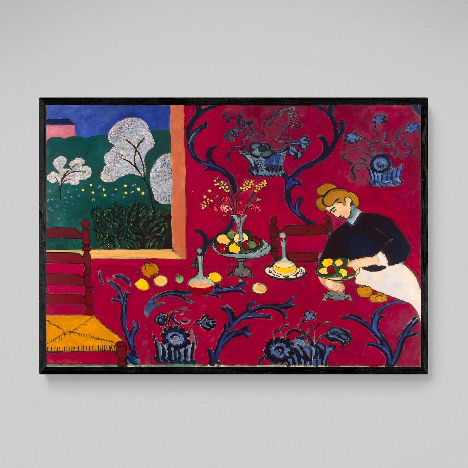 Tableau Matisse La Desserte Harmonie En Rouge - The Art Avenue