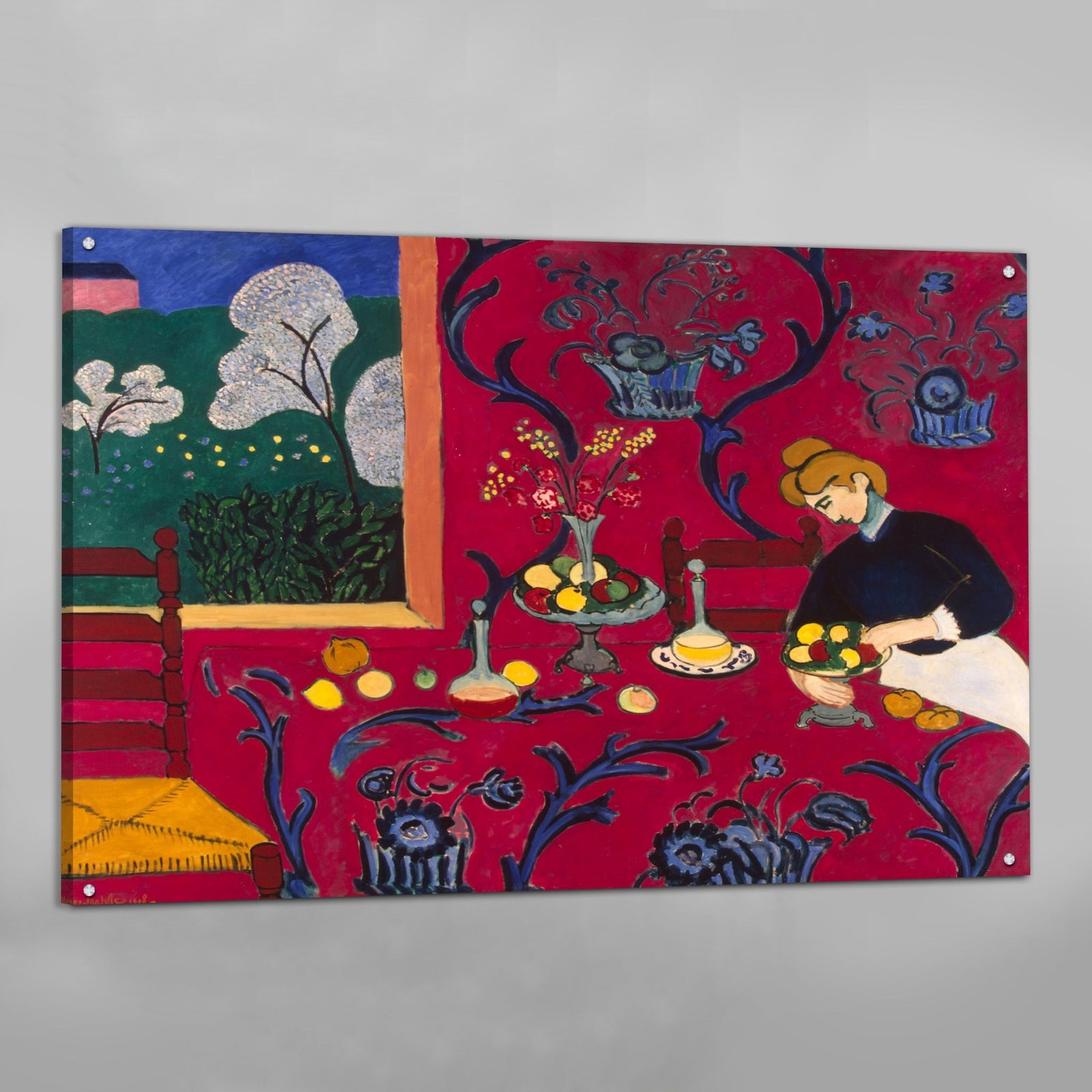 Tableau Matisse La Desserte Harmonie En Rouge - The Art Avenue