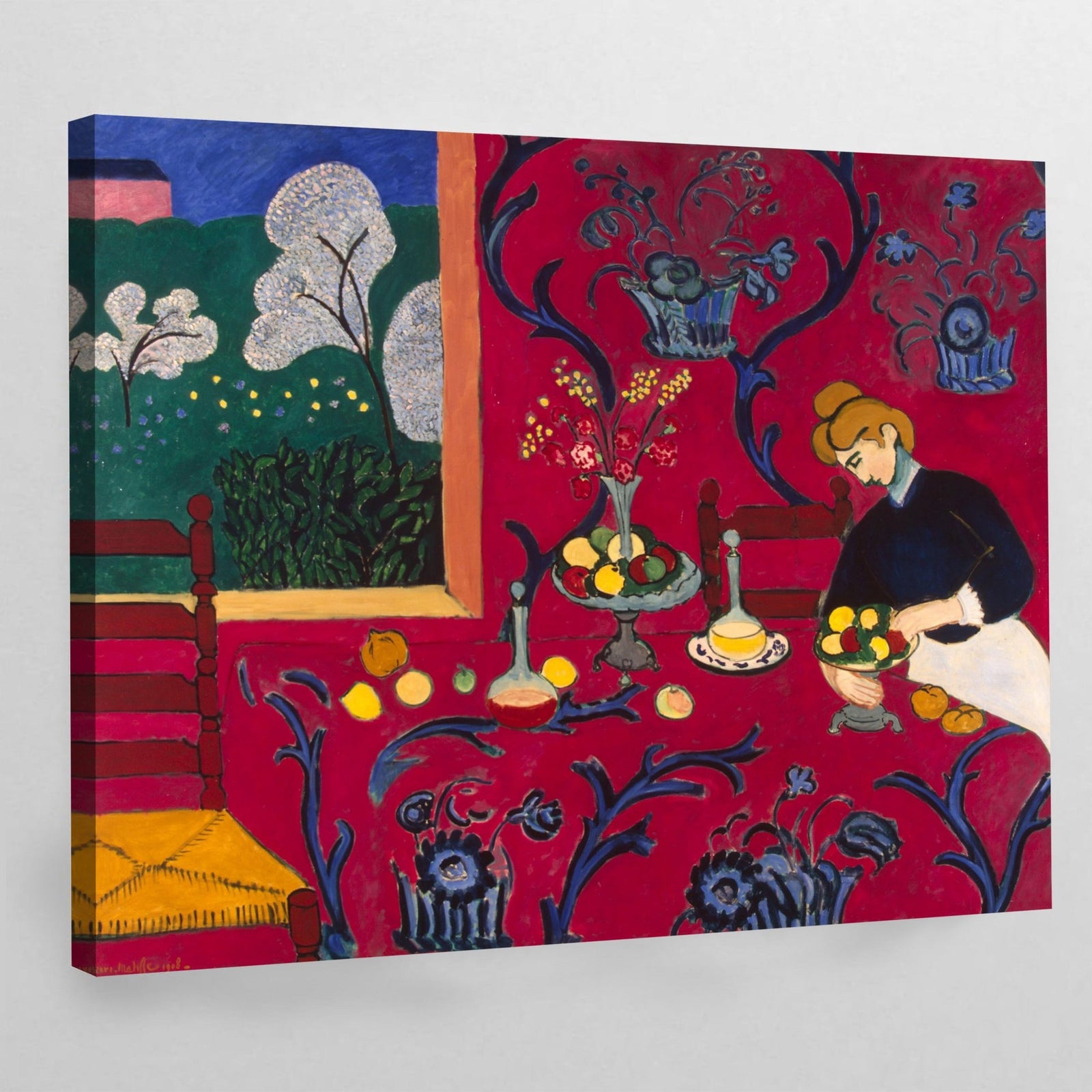 Tableau Matisse La Desserte Harmonie En Rouge - The Art Avenue