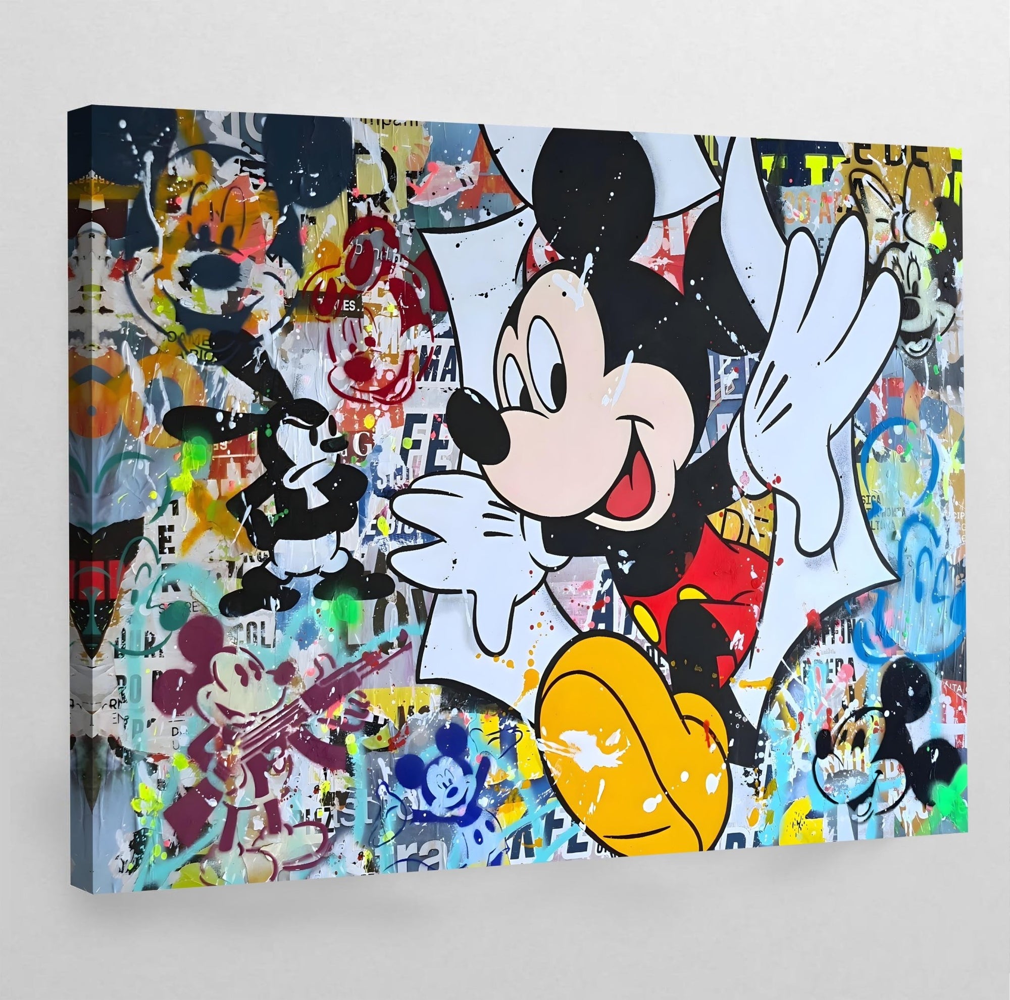 Tableau Mickey Graffitis - The Art Avenue