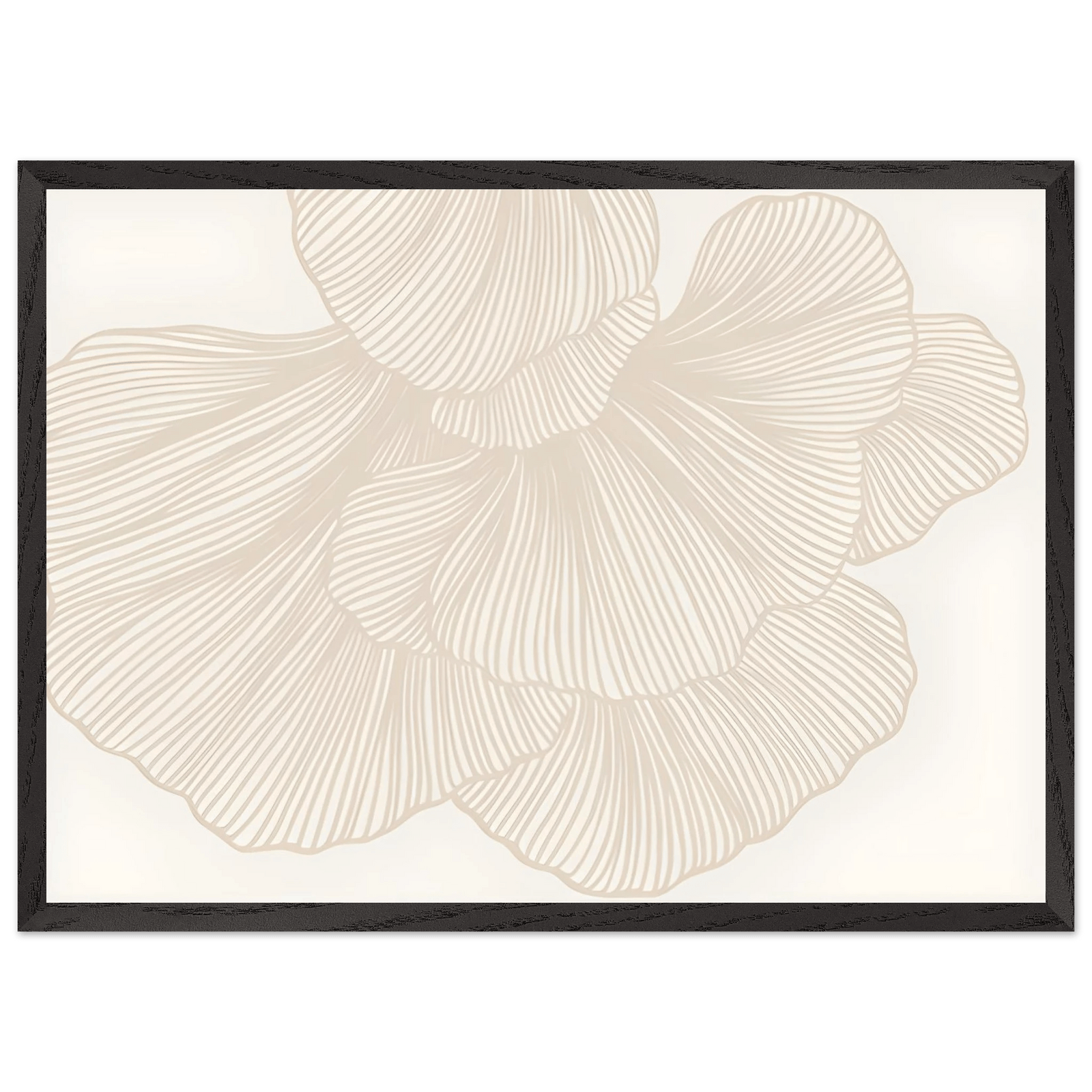 Tableau Minimaliste Fleurs Linéaires - The Art Avenue