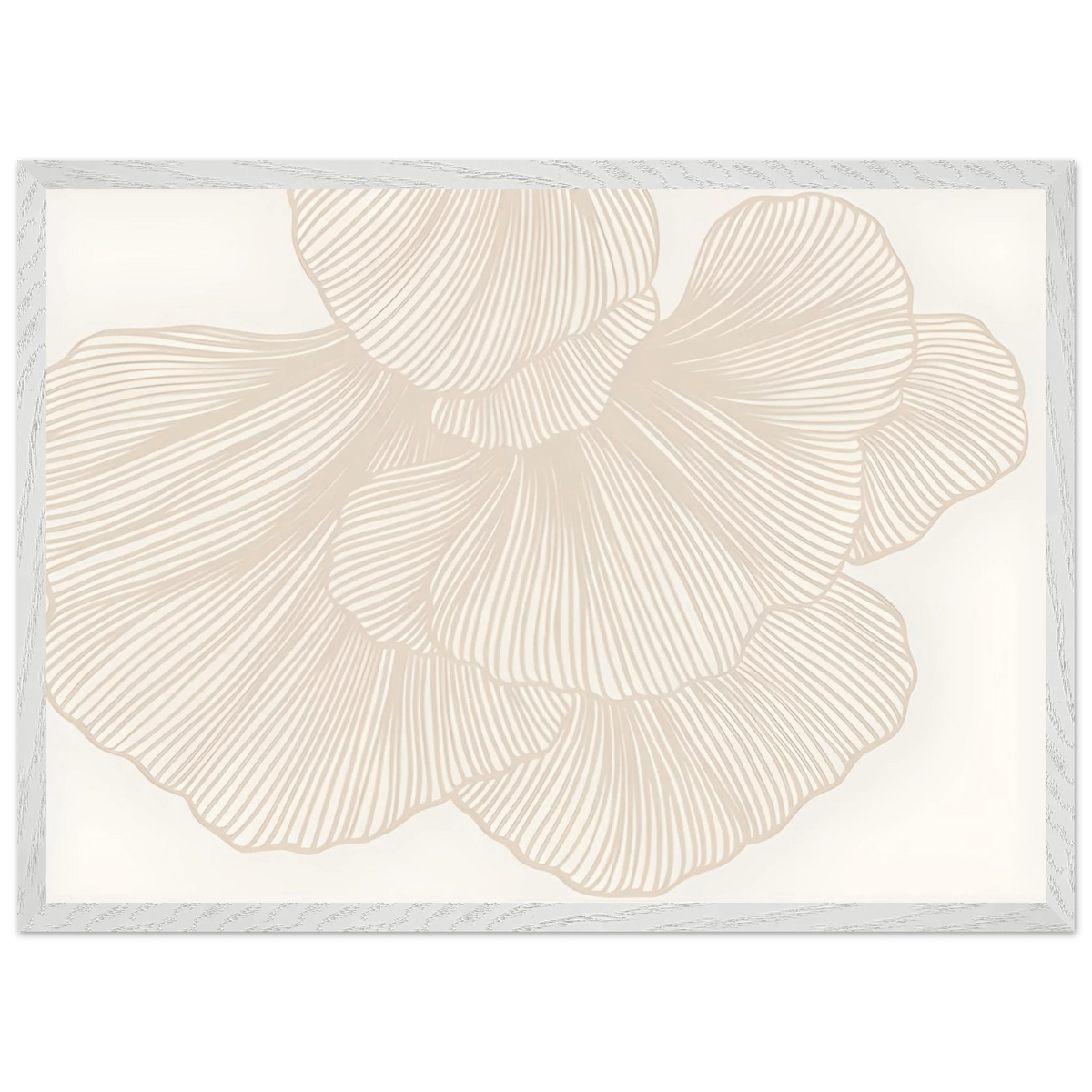 Tableau Minimaliste Fleurs Linéaires - The Art Avenue