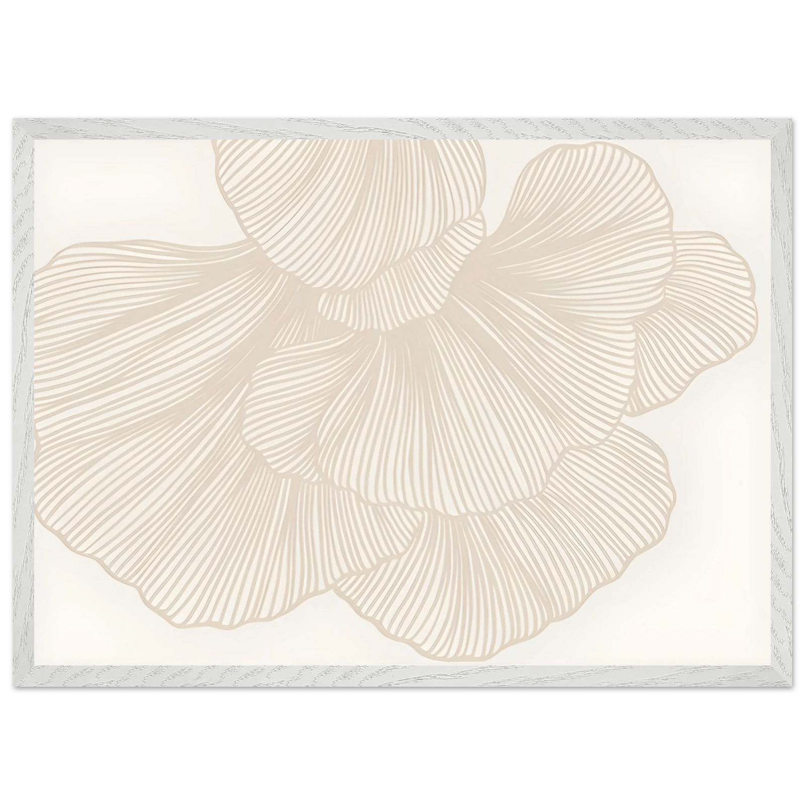Tableau Minimaliste Fleurs Linéaires - The Art Avenue