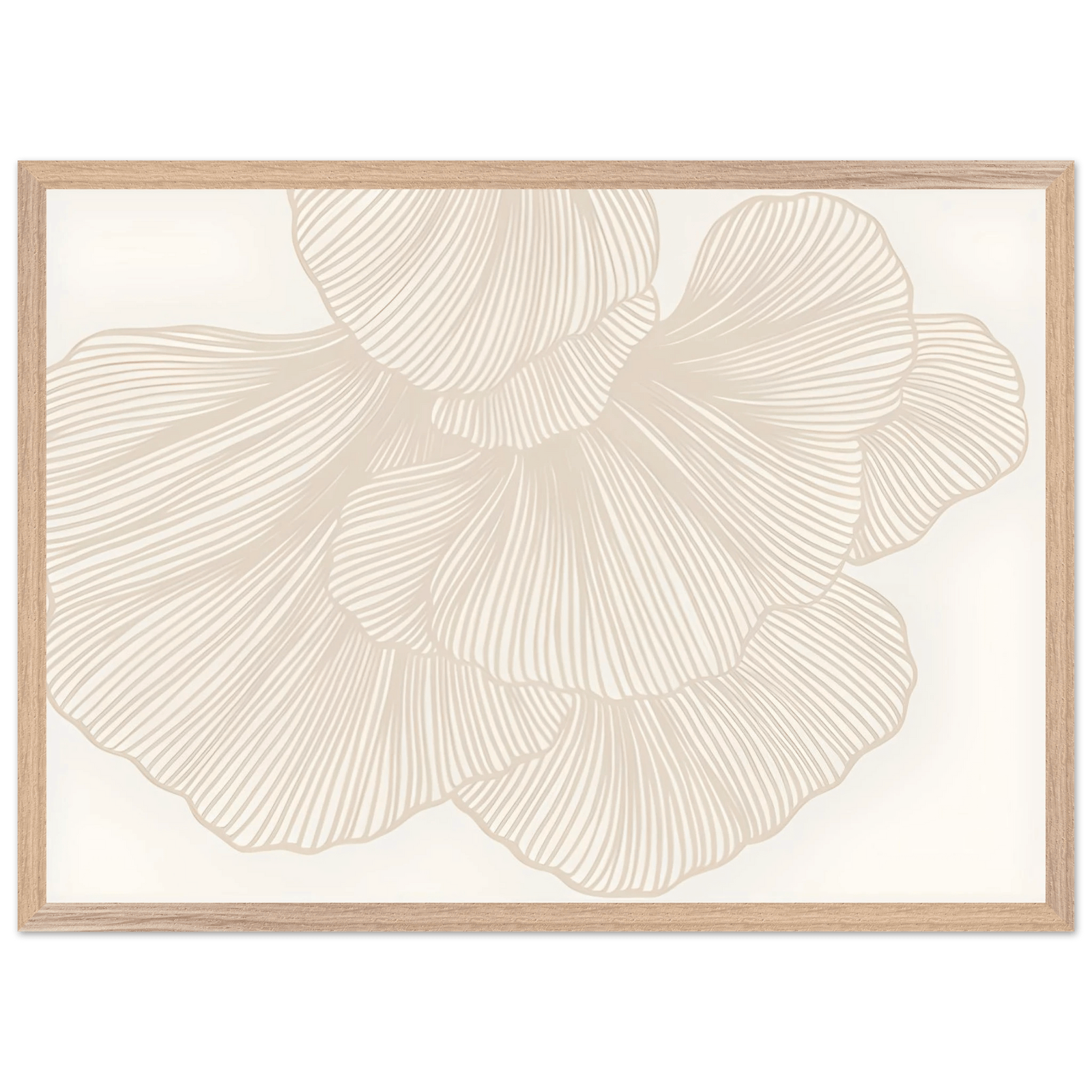 Tableau Minimaliste Fleurs Linéaires - The Art Avenue