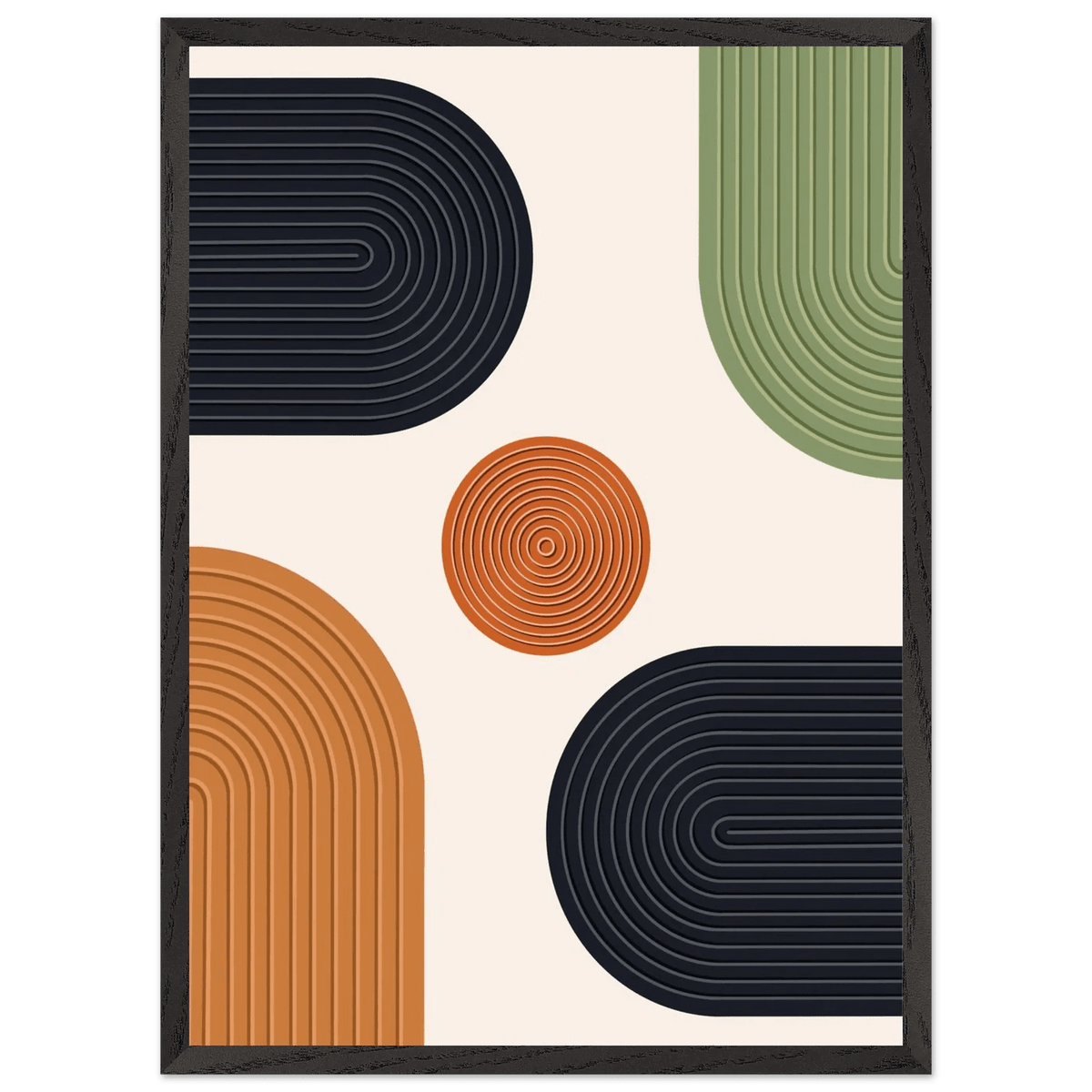 Tableau Minimaliste Formes Géométriques Modernes - The Art Avenue