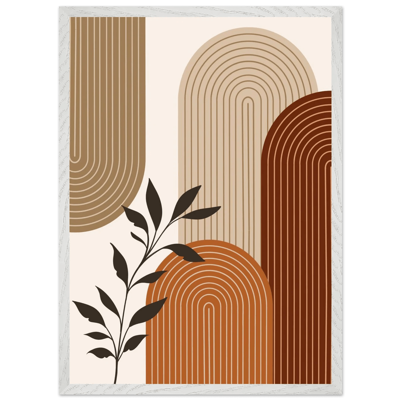 Tableau Minimaliste Harmonie Terracotta - The Art Avenue
