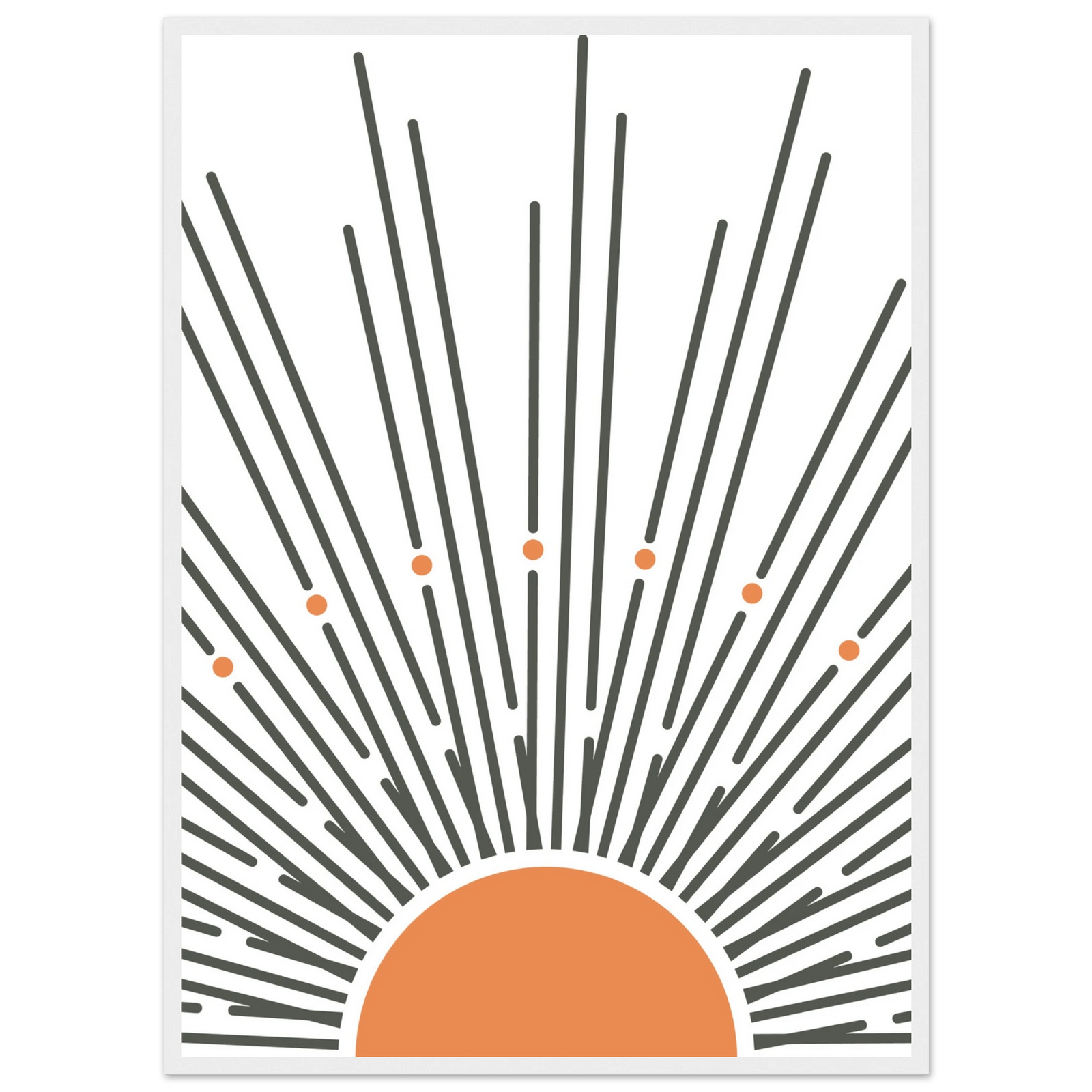 Tableau Minimaliste Soleil Infini - The Art Avenue
