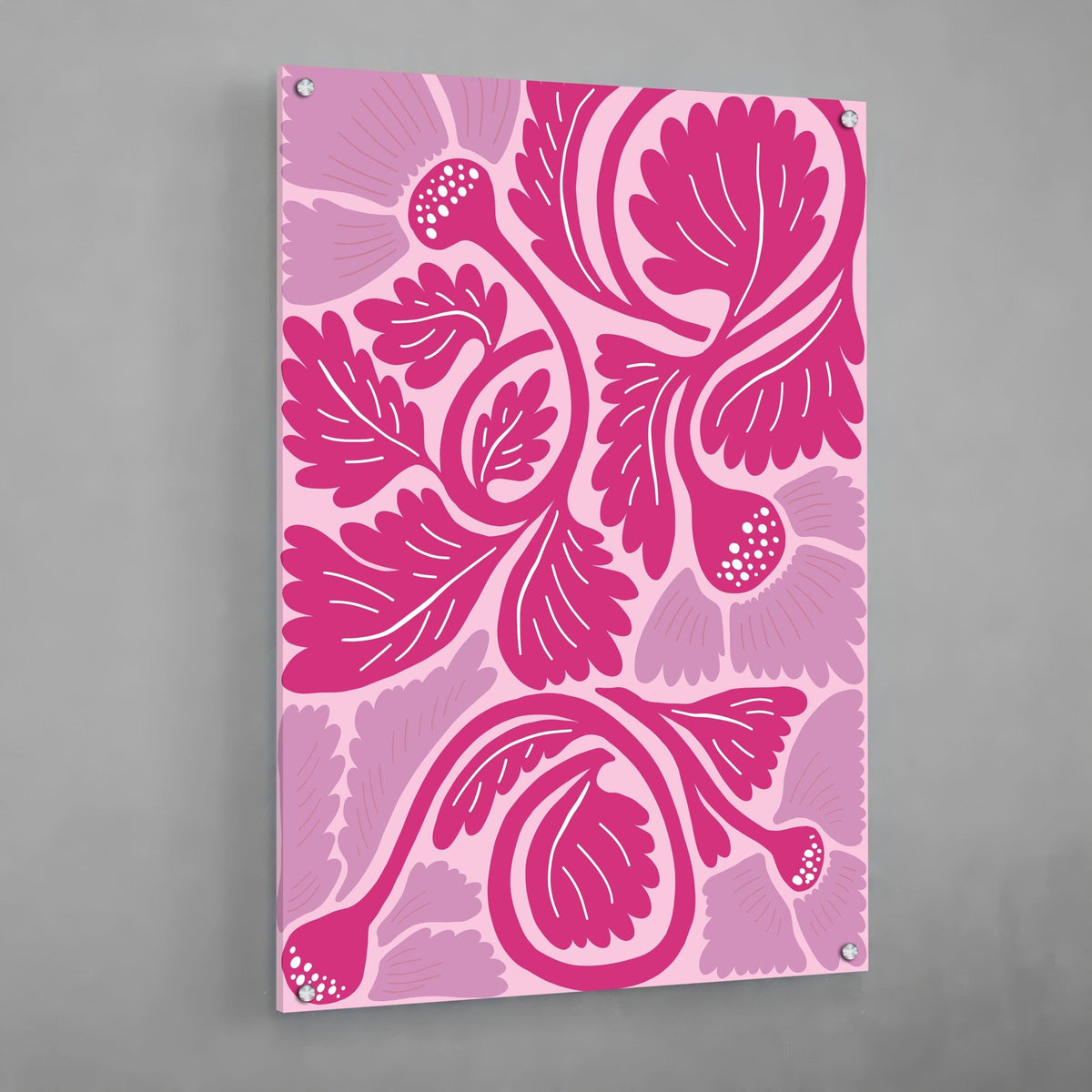 Tableau Moderne Coloré Fleurs - The Art Avenue