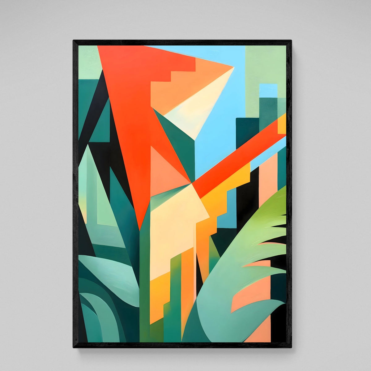 Tableau Moderne Rétro Géométrique - The Art Avenue