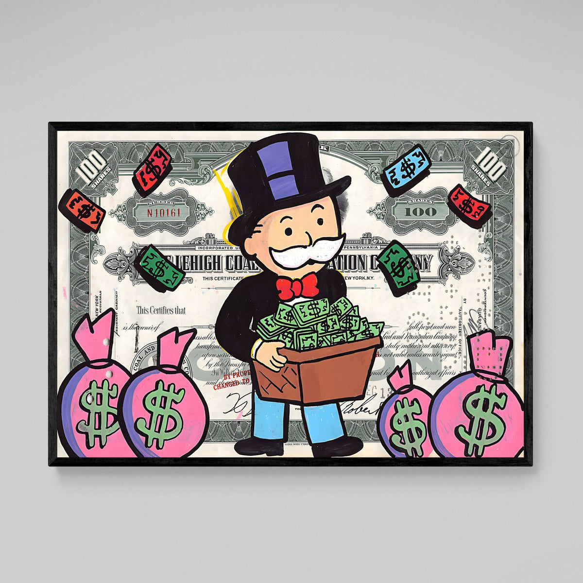 Tableau Monopoly Graffiti - The Art Avenue
