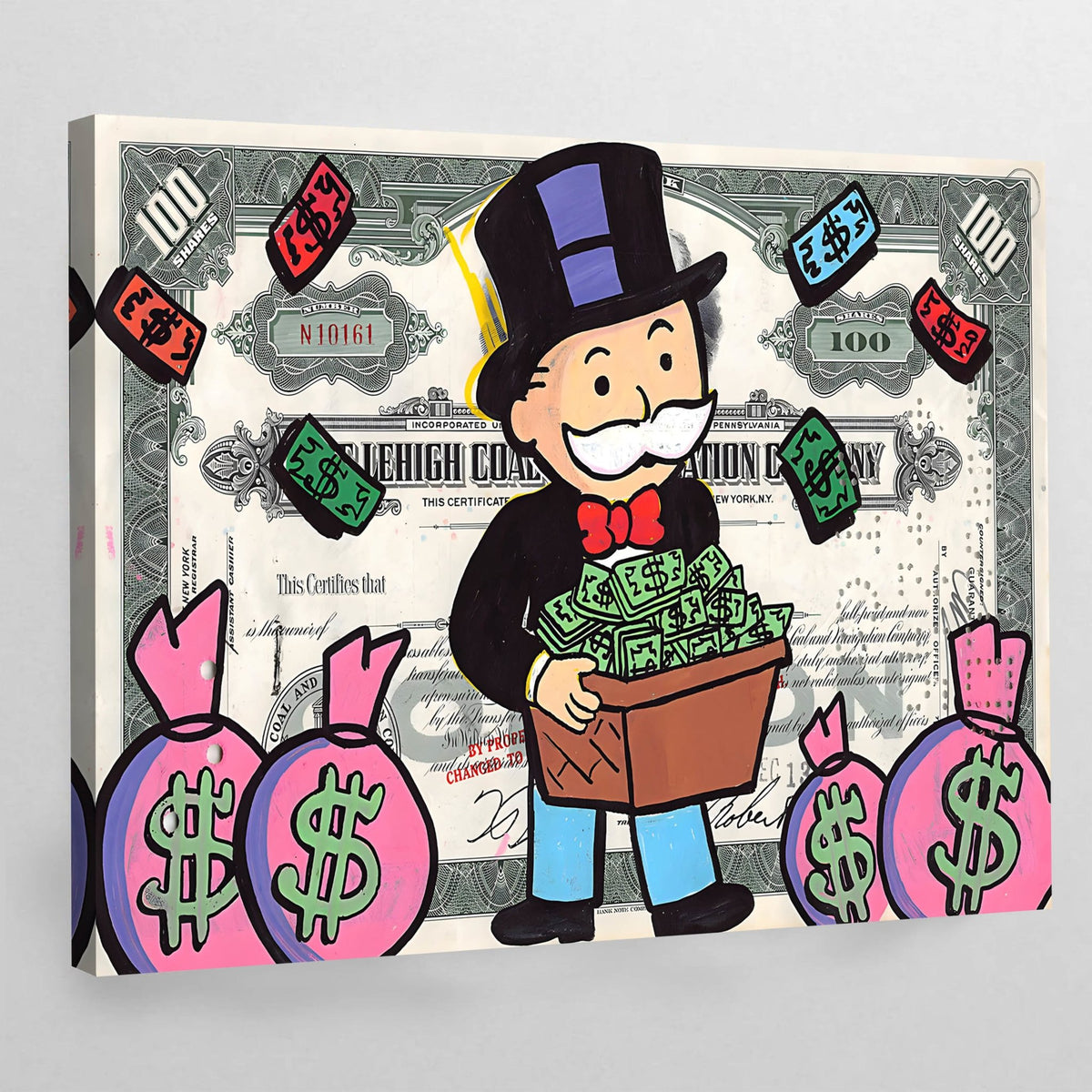 Tableau Monopoly Graffiti - The Art Avenue