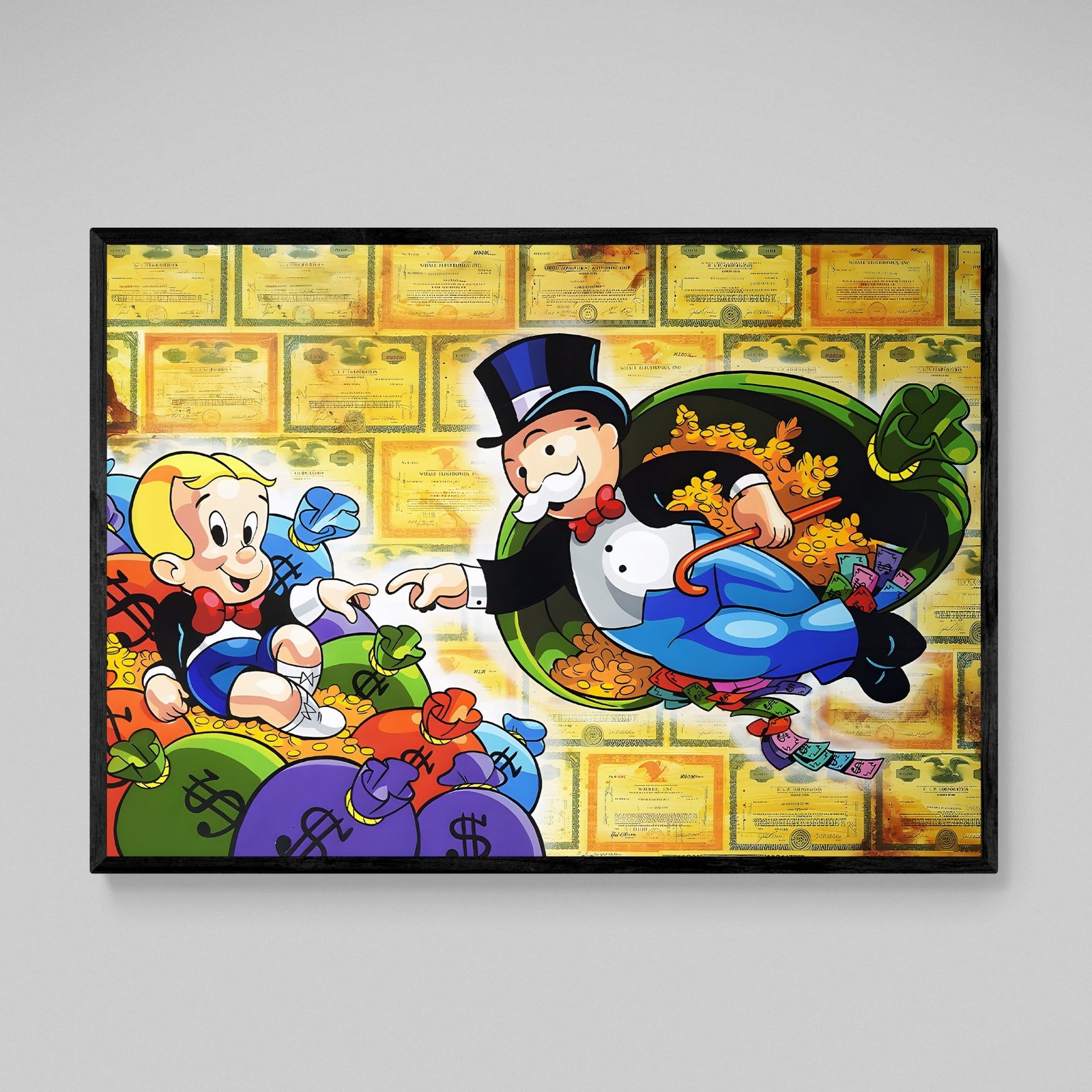 Tableau Monopoly Moderne - The Art Avenue
