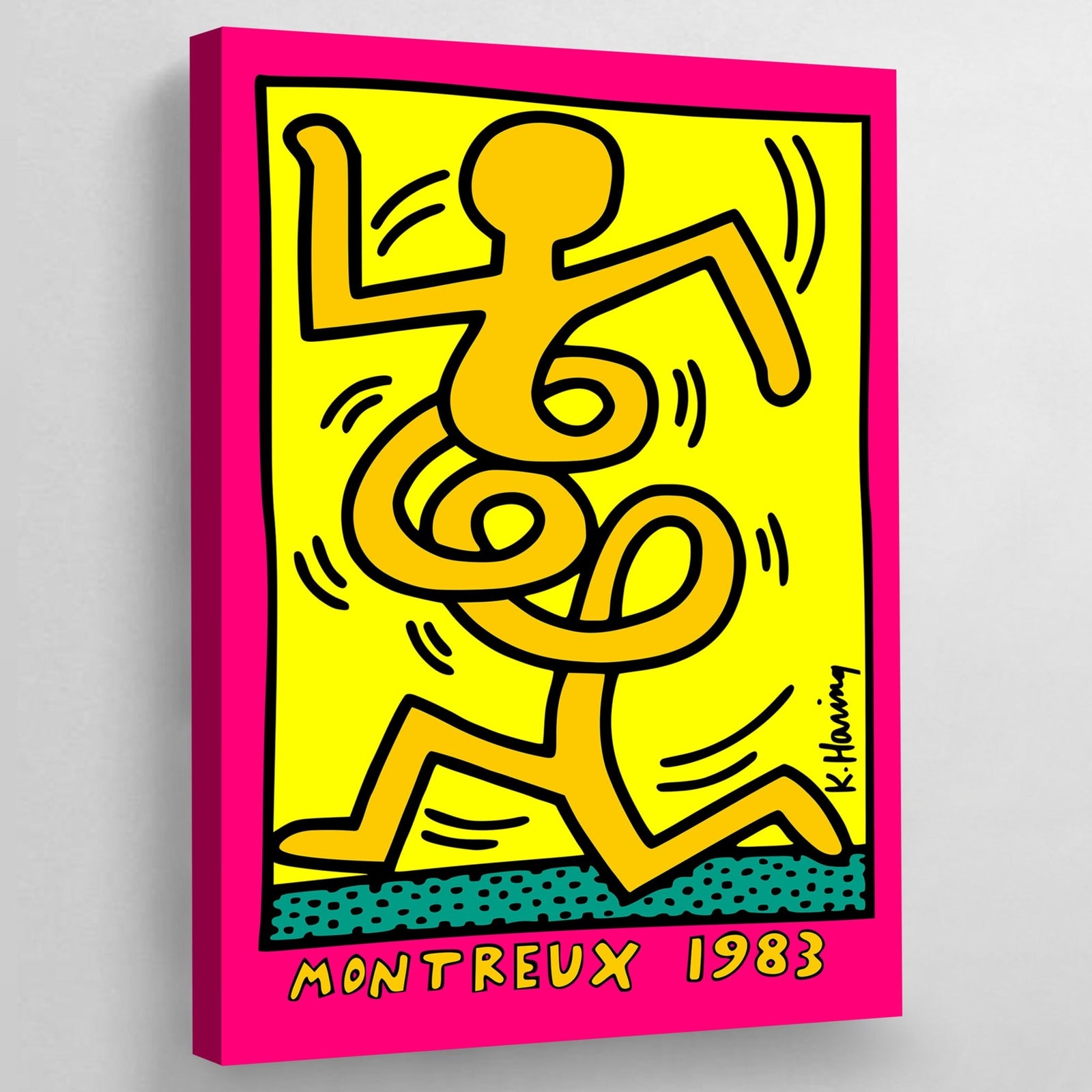 Tableau Montreux Keith Haring - The Art Avenue