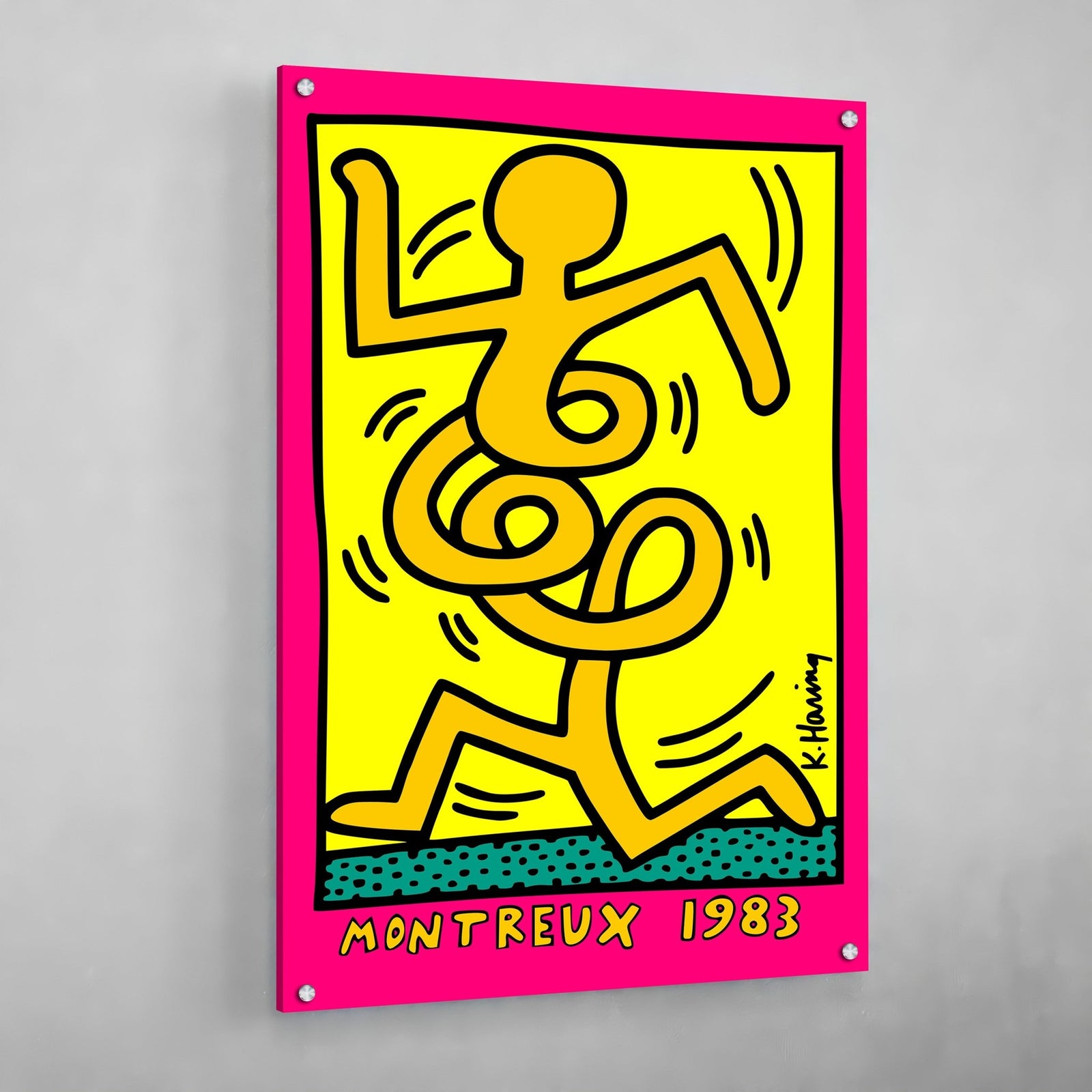 Tableau Montreux Keith Haring - The Art Avenue