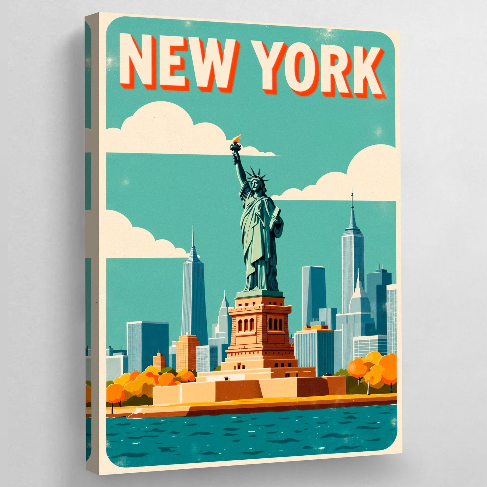 Tableau New York Affiche Rétro Vintage - The Art Avenue