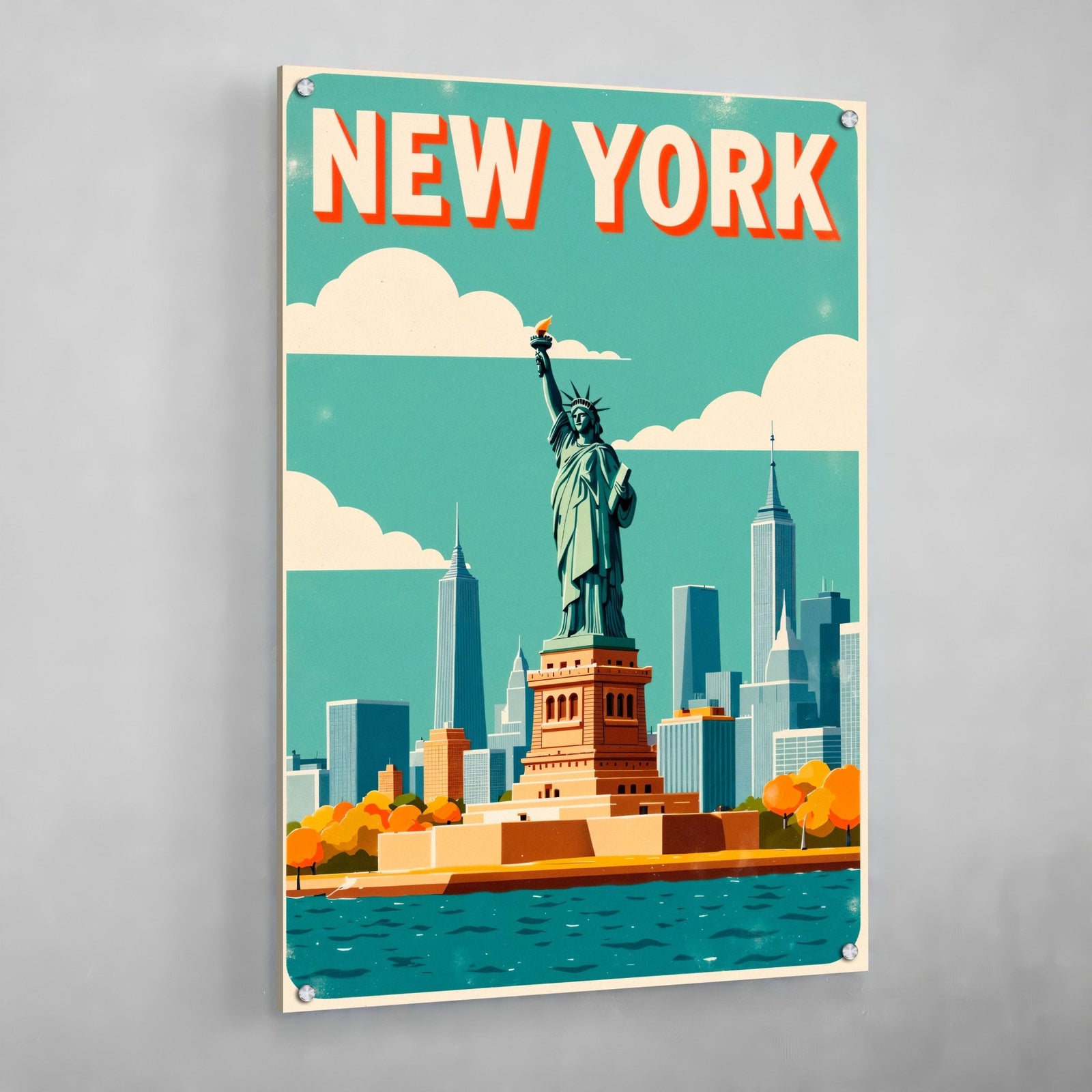 Tableau New York Affiche Rétro Vintage - The Art Avenue