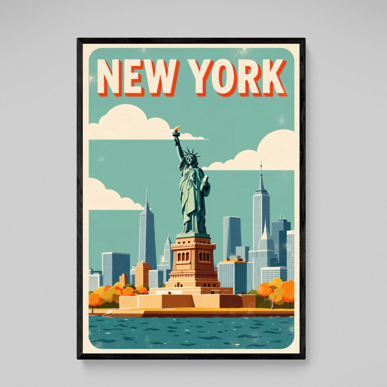 Tableau New York Affiche Rétro Vintage - The Art Avenue