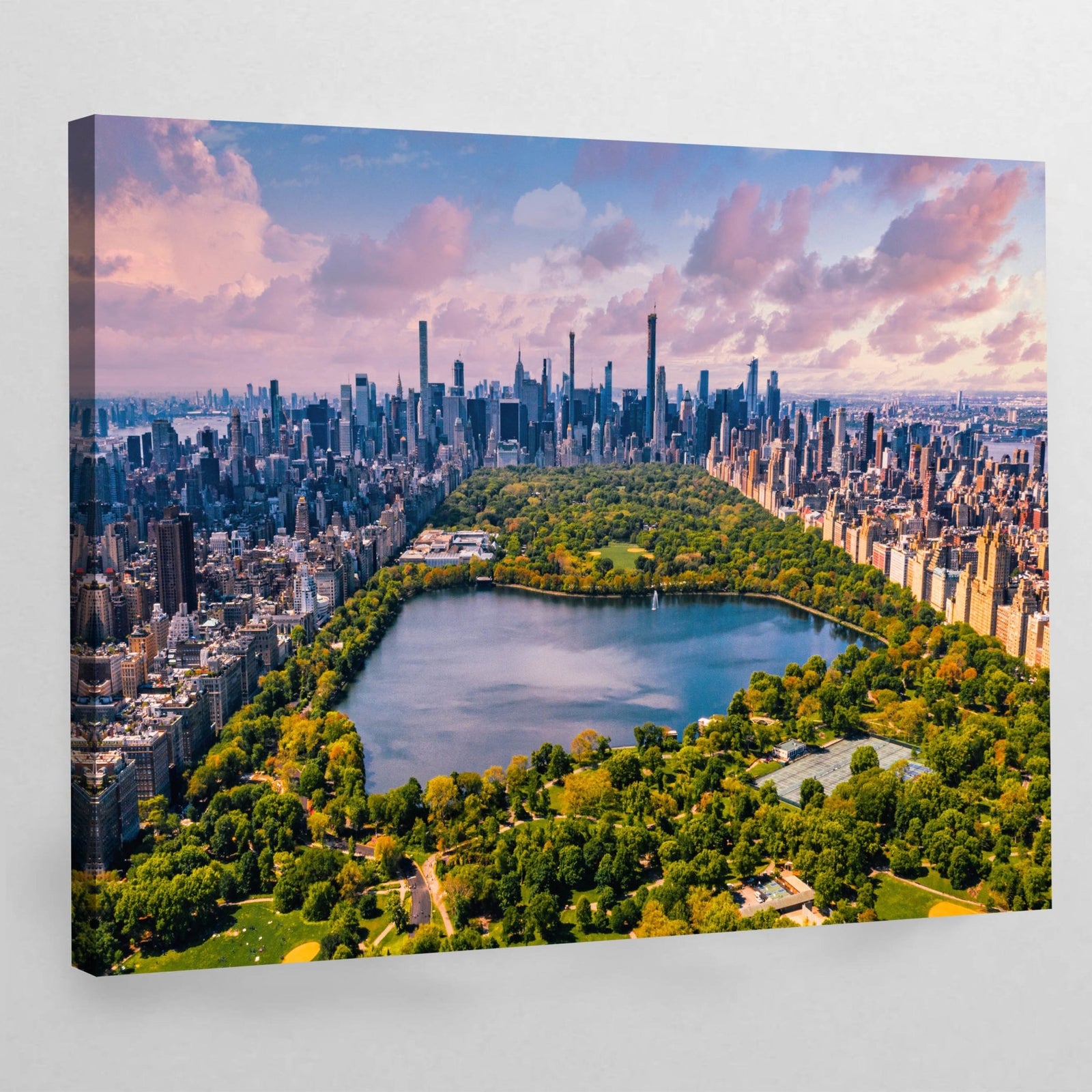 Tableau New York Central Park Vue Aérienne Manhattan - The Art Avenue