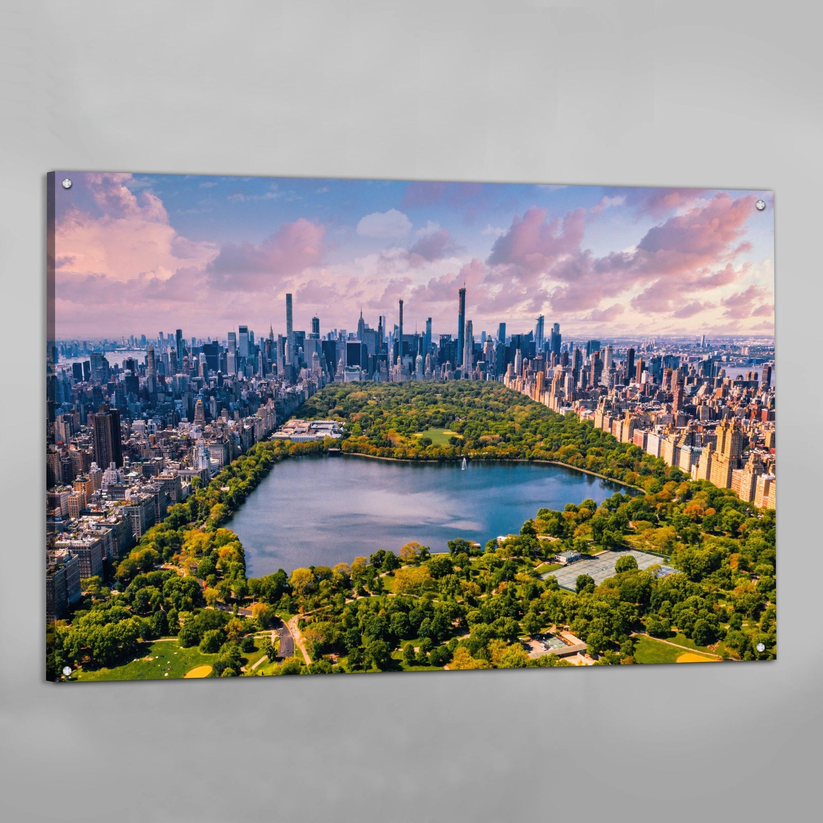 Tableau New York Central Park Vue Aérienne Manhattan - The Art Avenue