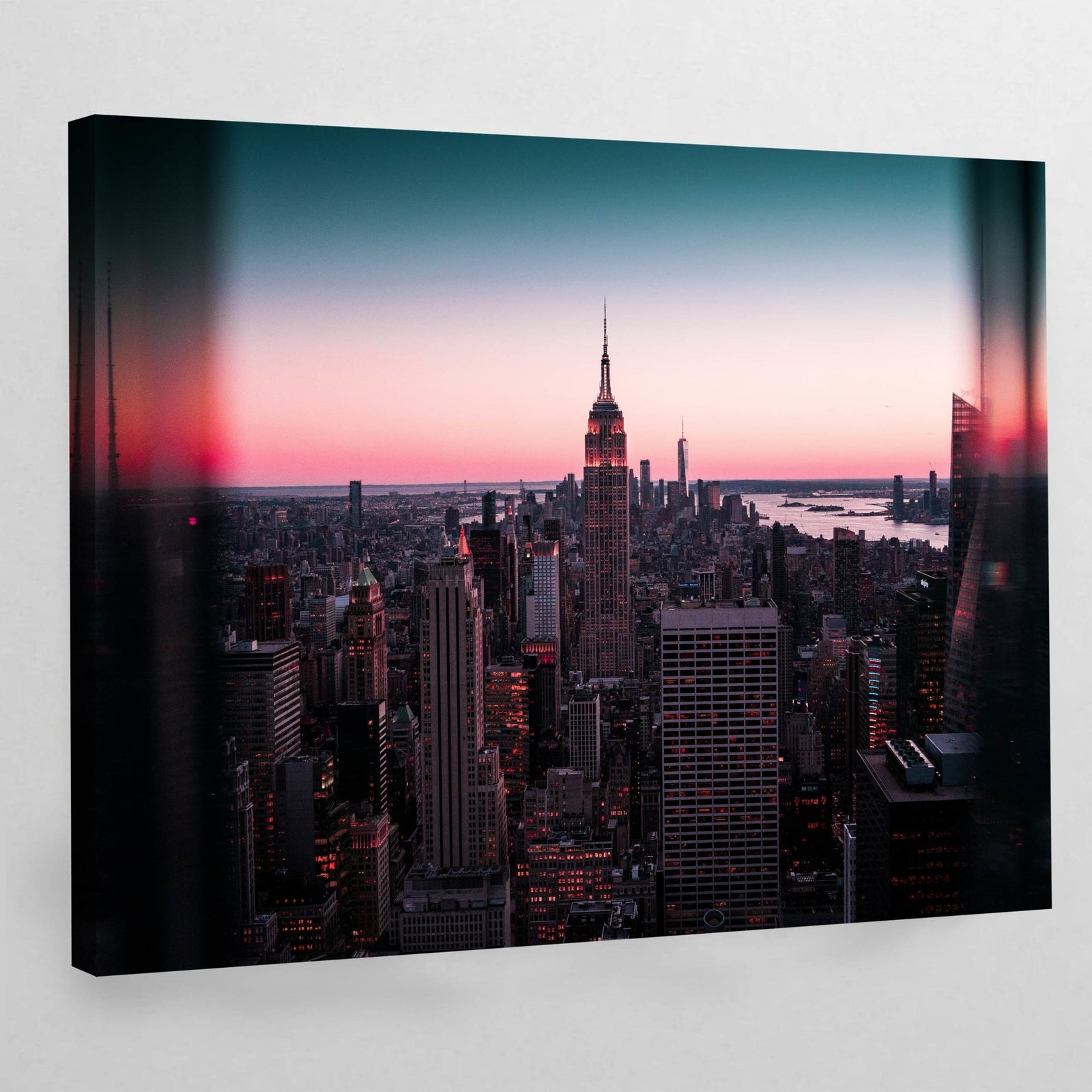 Tableau New York Empire State Building Coucher de Soleil - The Art Avenue