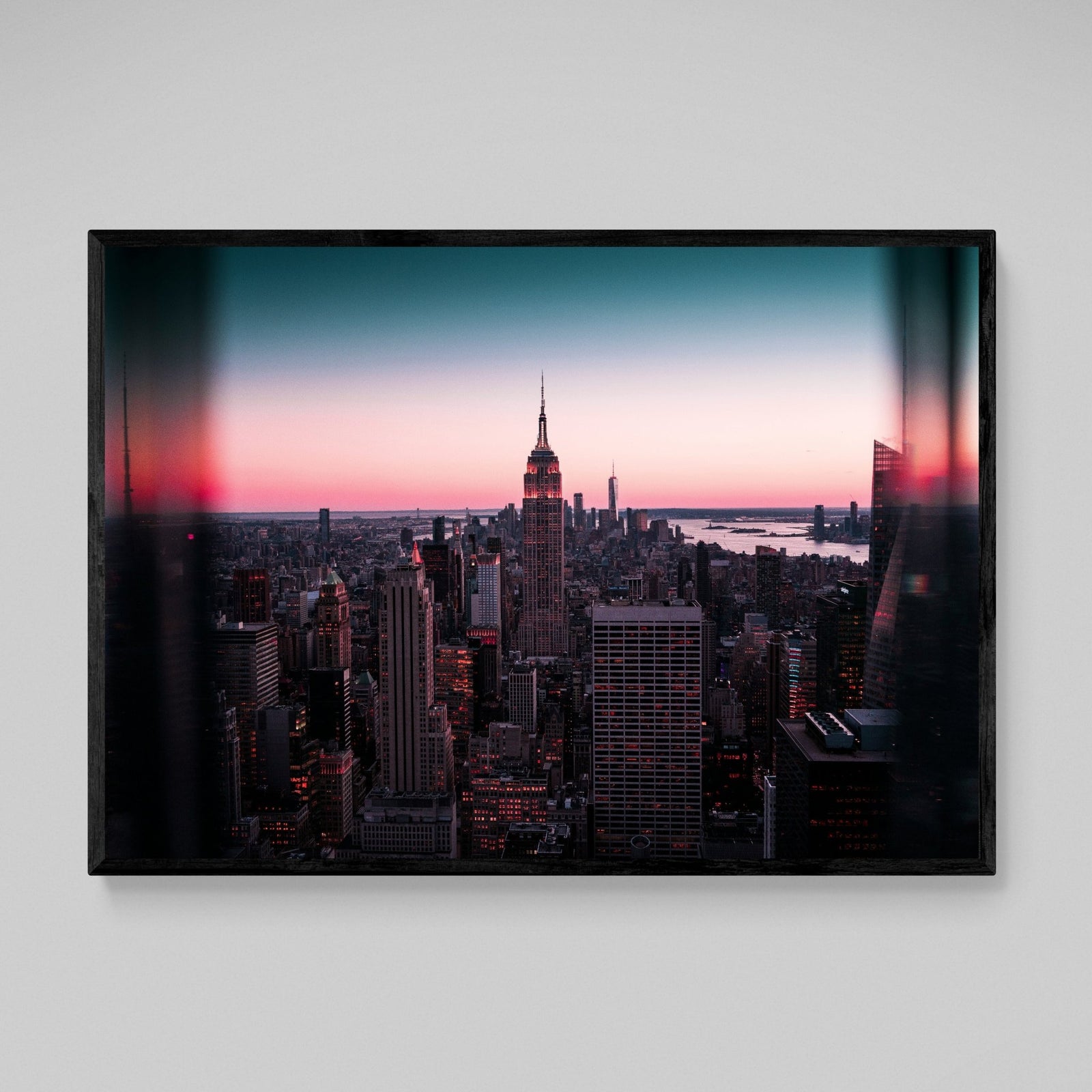 Tableau New York Empire State Building Coucher de Soleil - The Art Avenue
