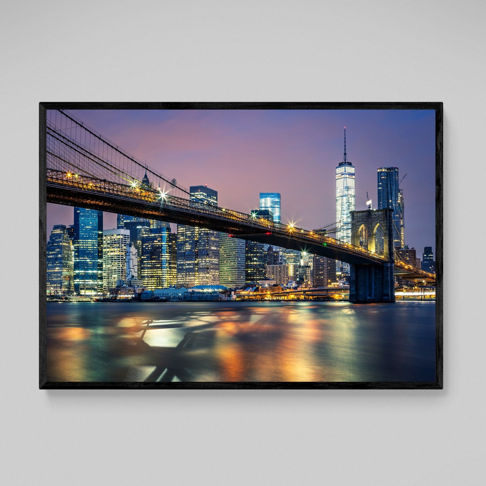 Tableau New York Pont de Brooklyn Skyline - The Art Avenue