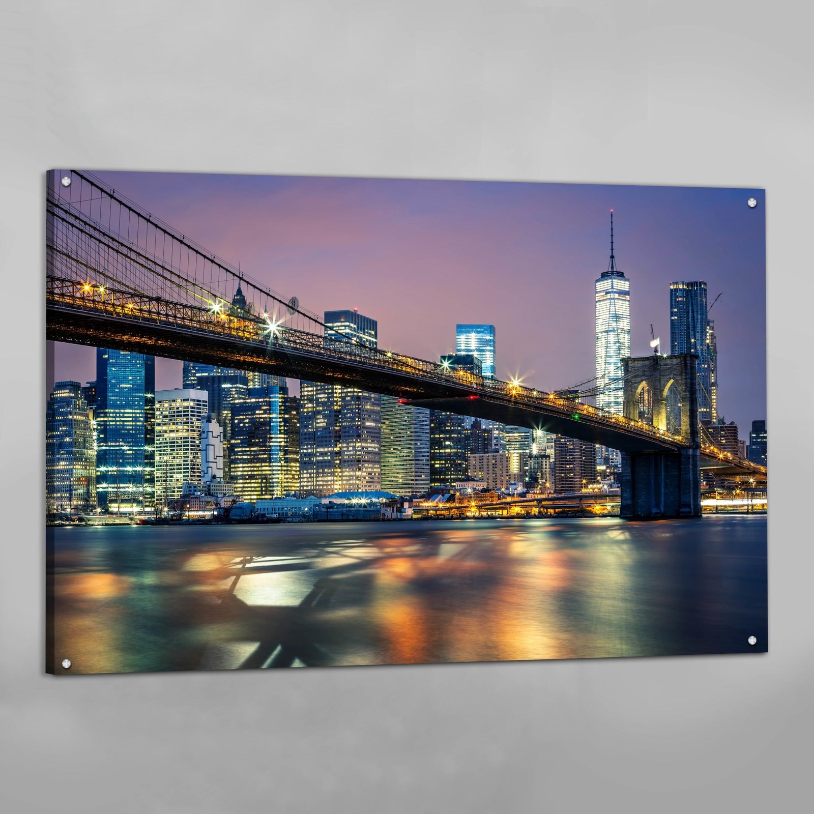 Tableau New York Pont de Brooklyn Skyline - The Art Avenue